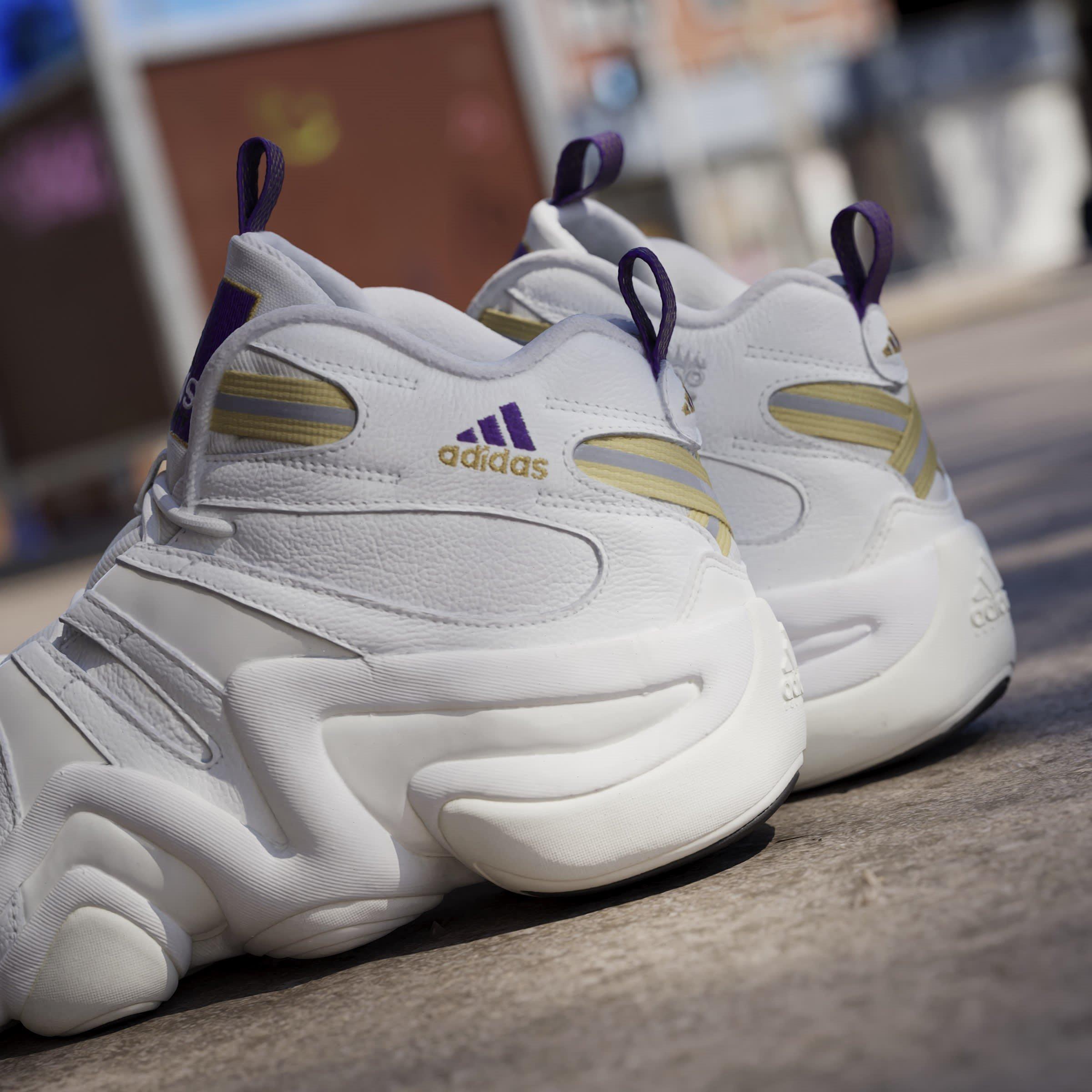Core White - adidas - Crazy Basketball Trainers - 15