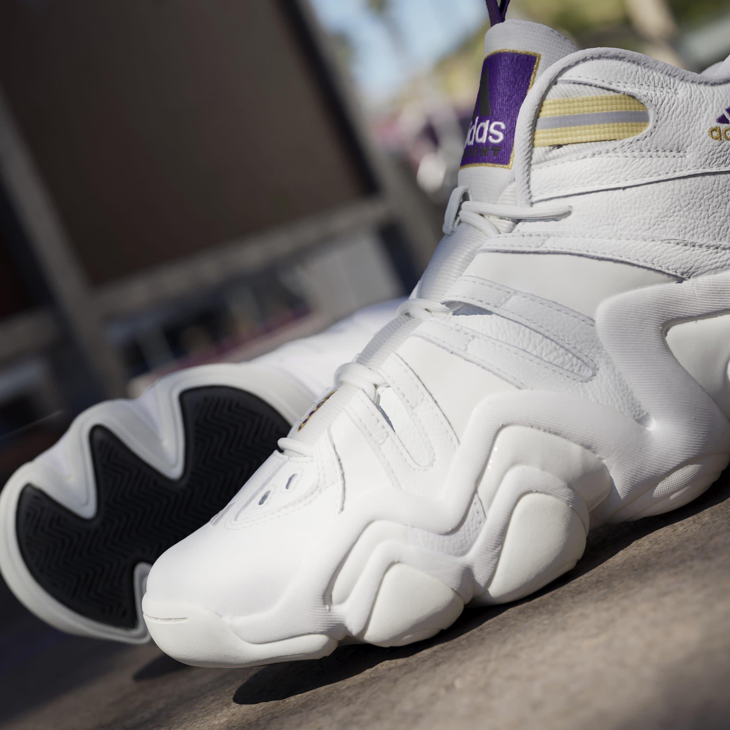 Core White - adidas - Crazy Basketball Trainers - 16