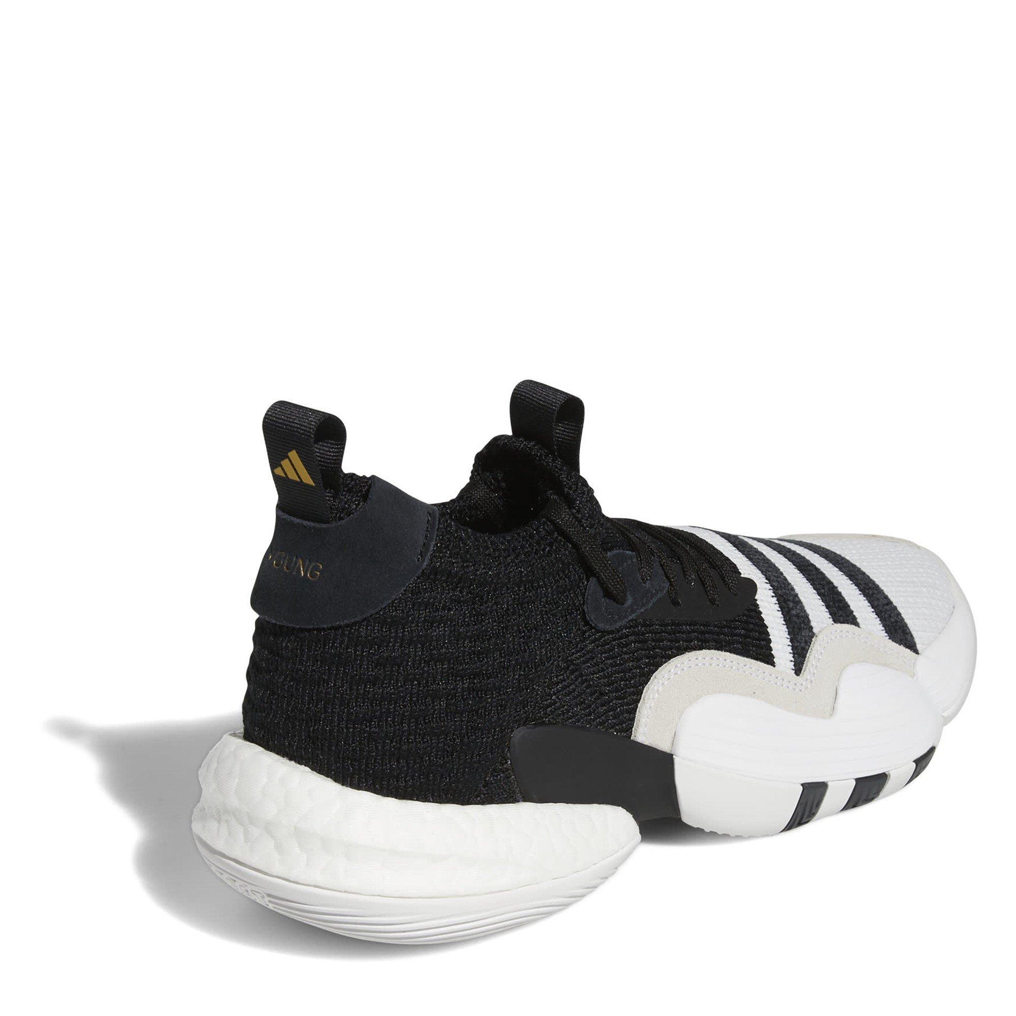 Branco Ftwr - adidas - Men's Trae Young Basketball Trainers - 4