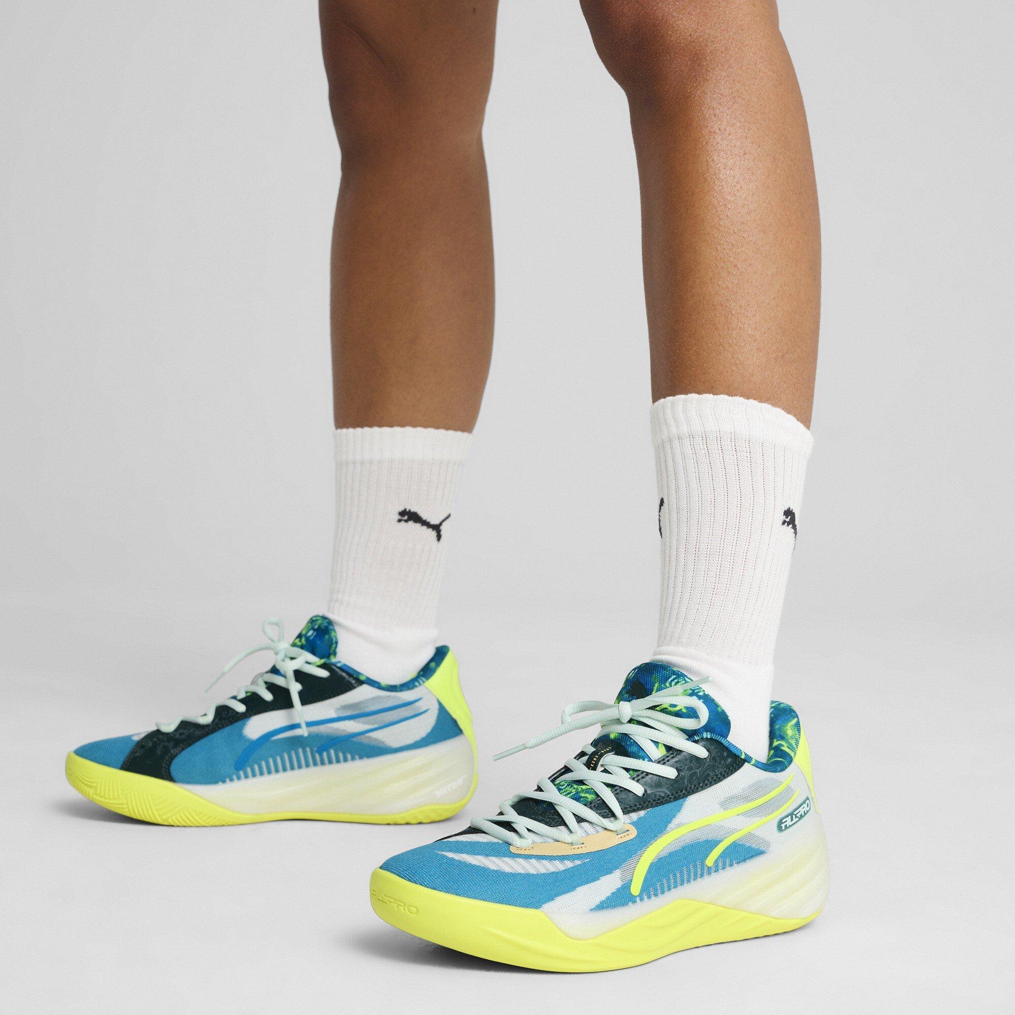 Tropsko plava - Puma - Men's All-Pro Nitro Hoops Dream Basketball Trainers - 3