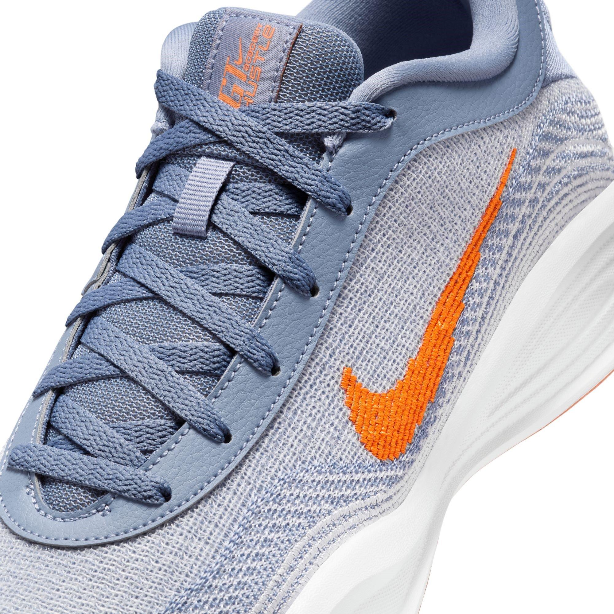 Ashen Slate/Org - Nike - G.T. Hustle Academy Basketball Trainers Mens - 7