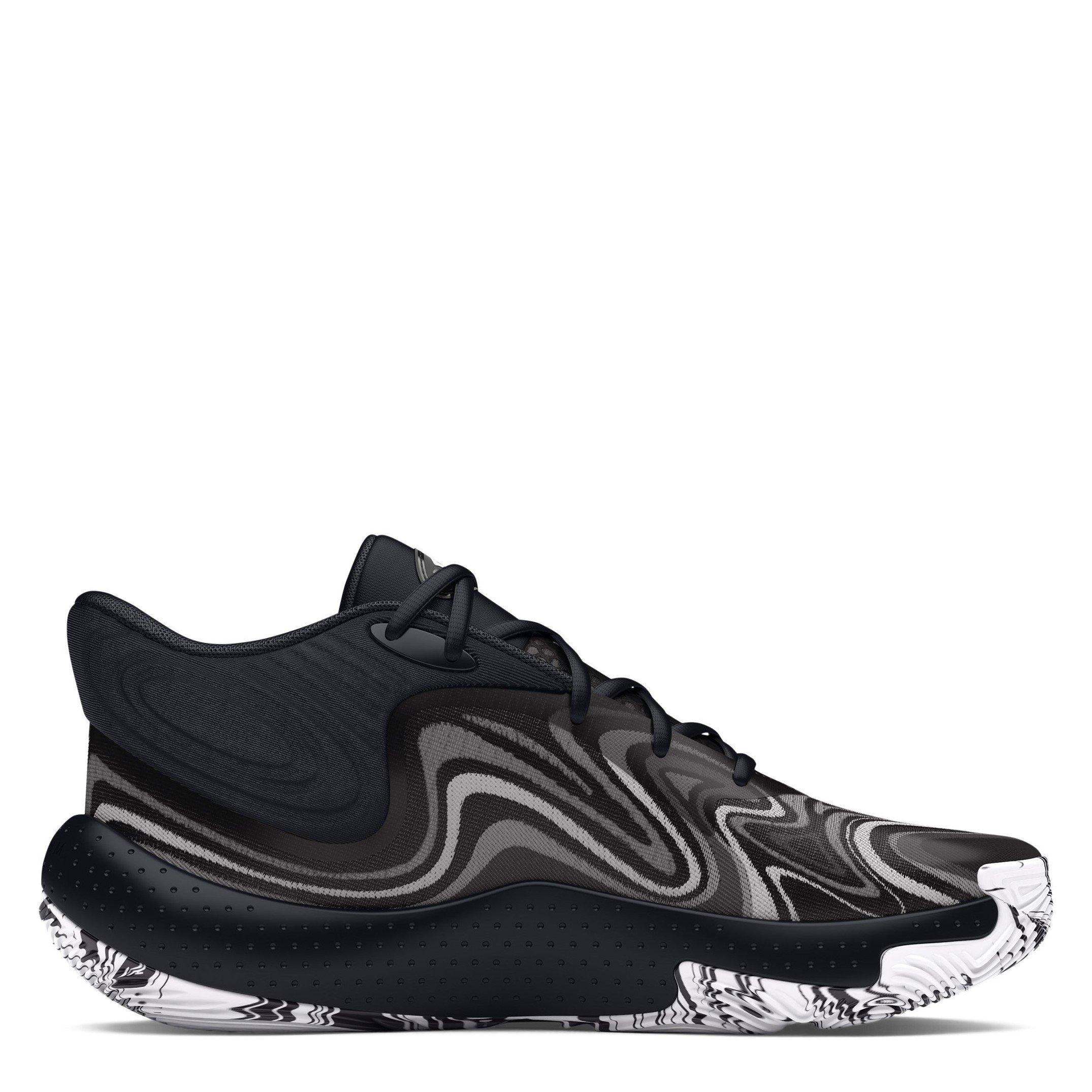 Black - Under Armour - Unisex Spawn Mid Basketball Trainers - 6