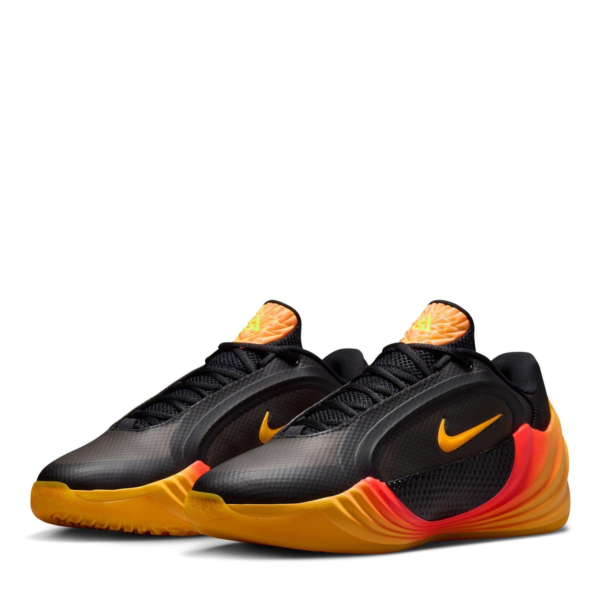 Blk/Oranje - Nike - Men's Freak 8 Basketball Trainers - 4