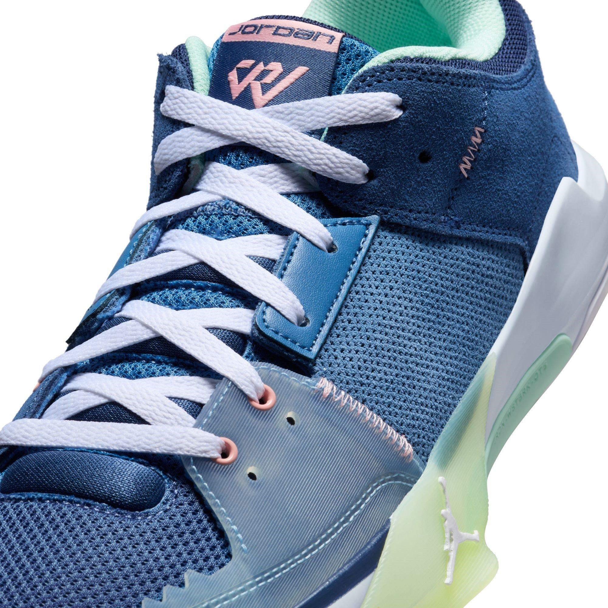 Blau/Rosa/Marineblau - Air Jordan - One Take Basketball Trainers - 7