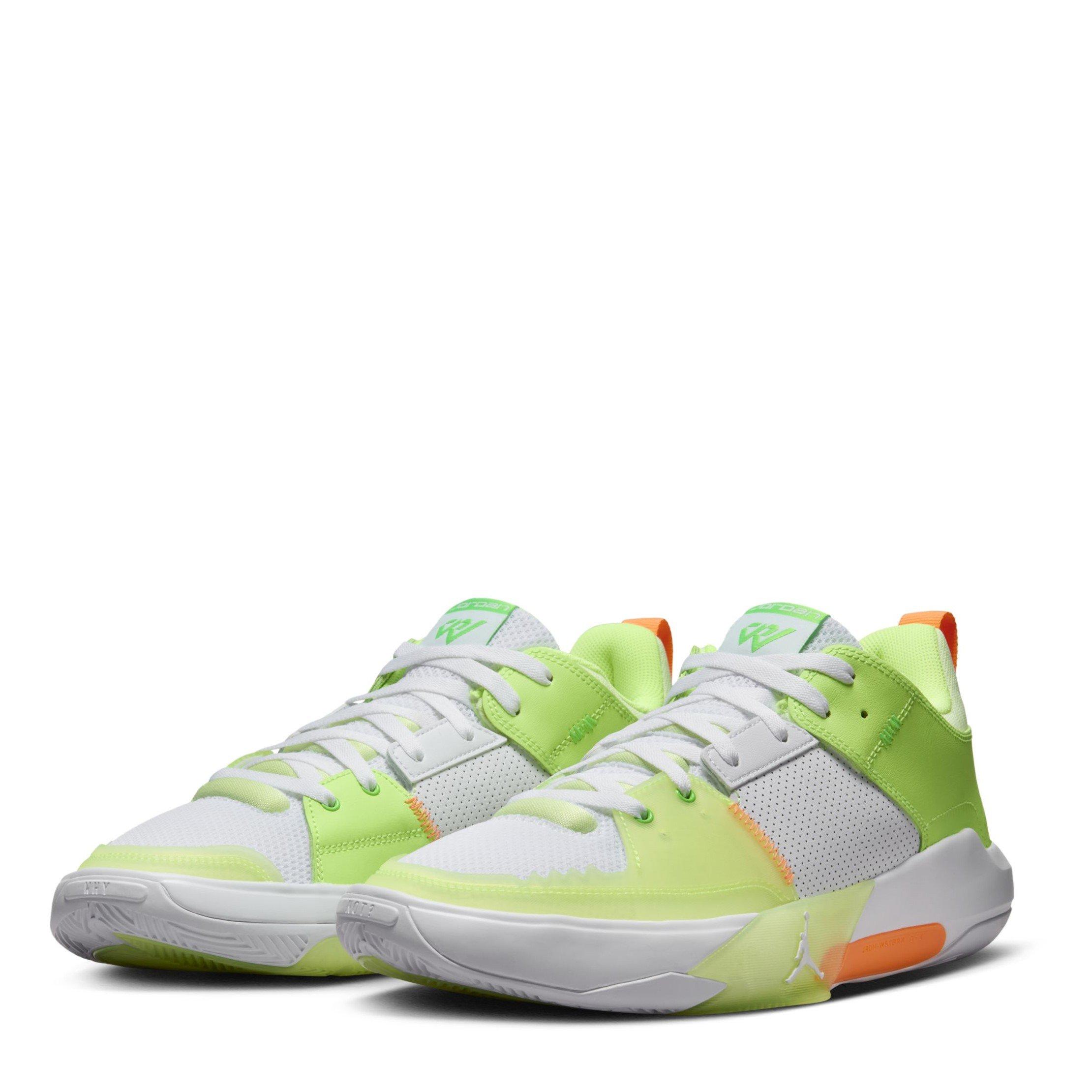 White/Green - Air Jordan - One Take Basketball Trainers - 4