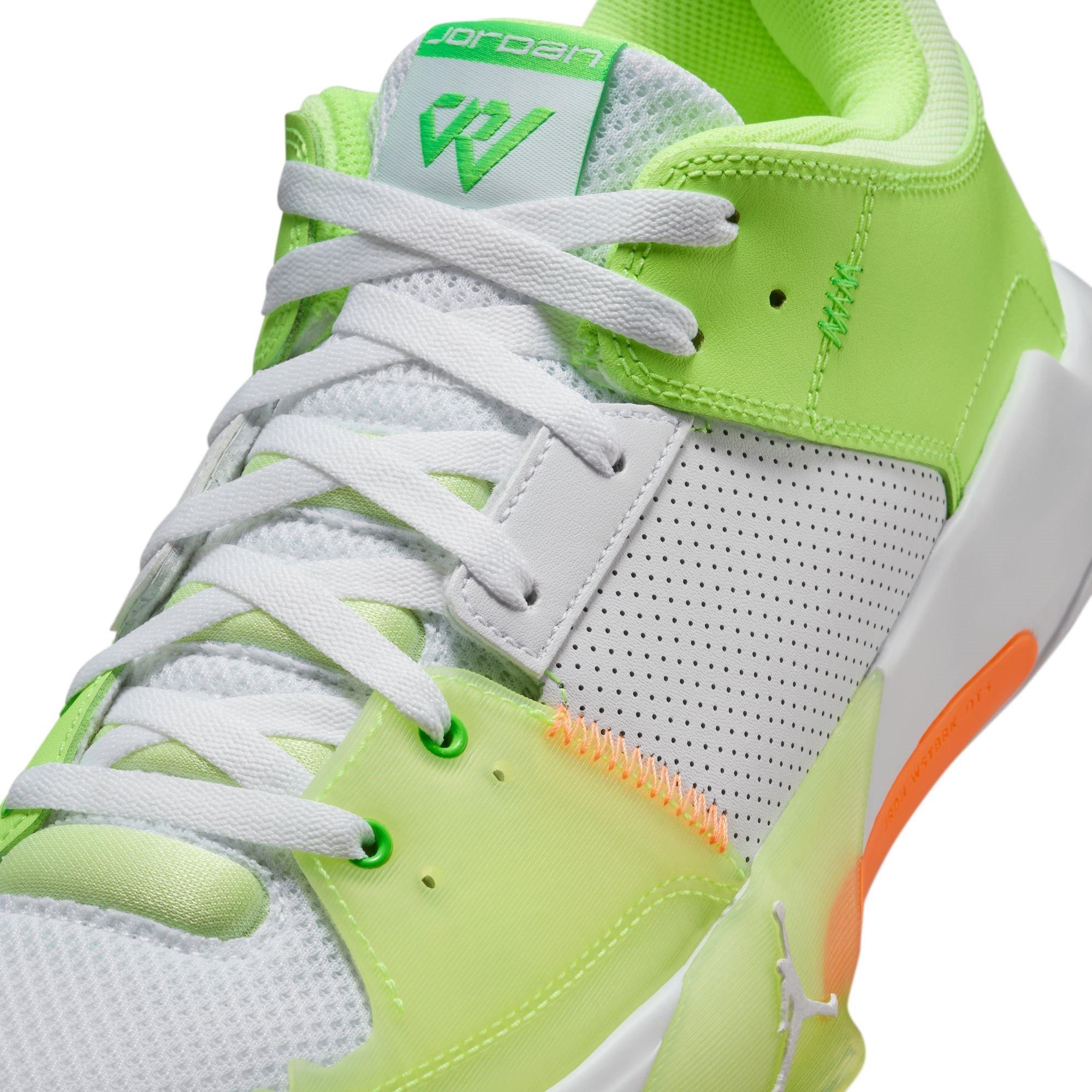 White/Green - Air Jordan - One Take Basketball Trainers - 7