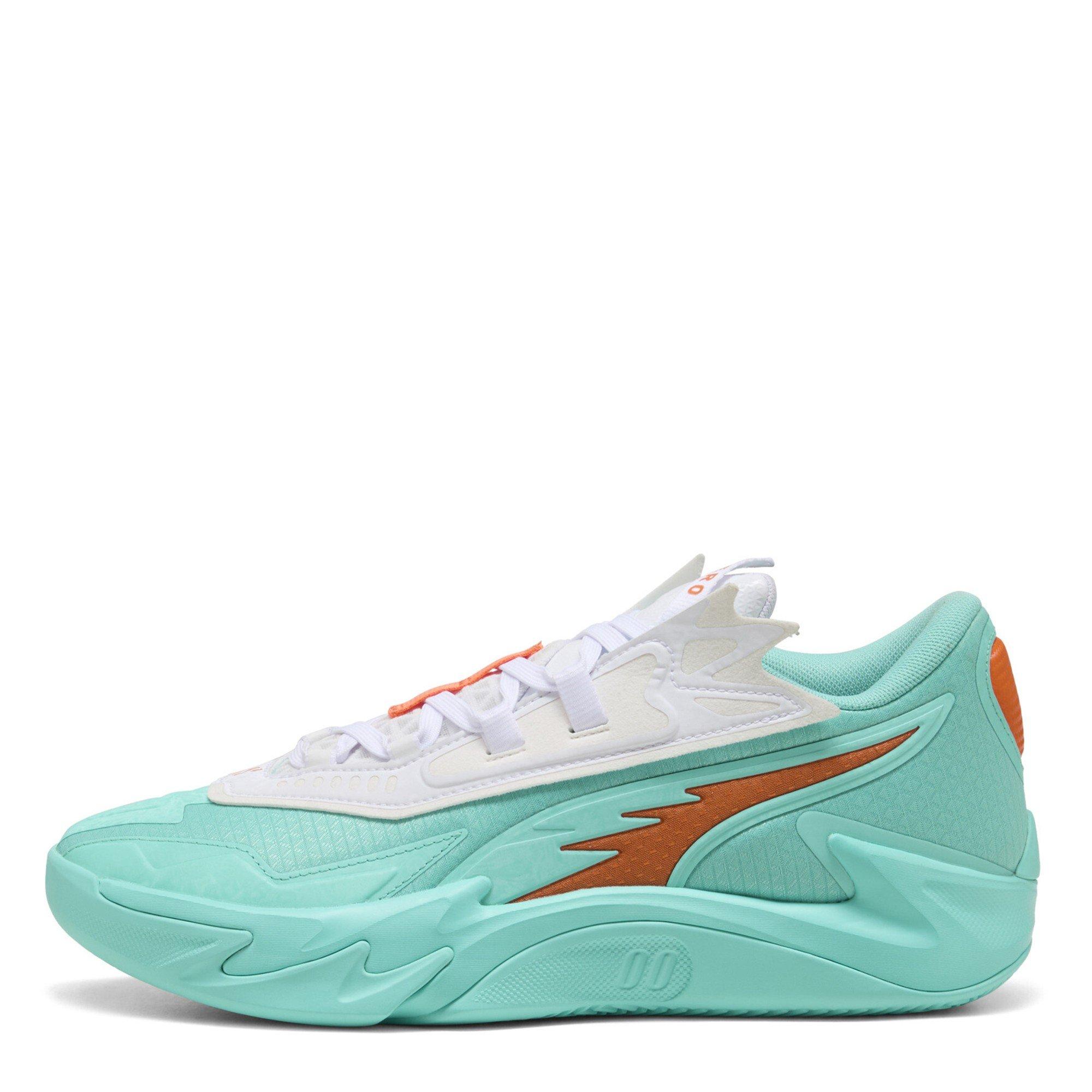 Aquatic-Orang - Puma - Men's Scoot Zeros II Shift Basketball Trainers - 2