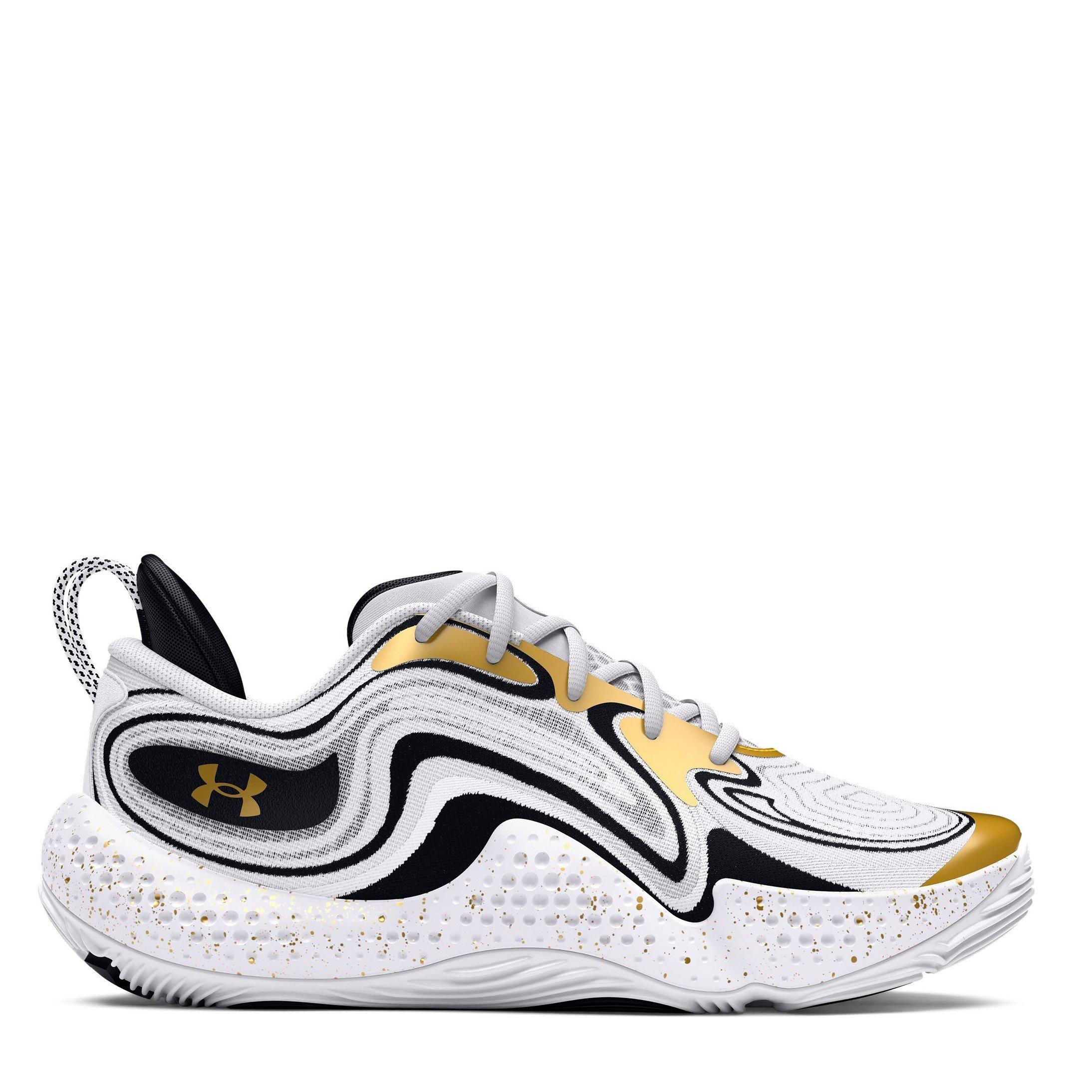 Under Armour White Adults Spawn Basketball Trainers - 8.5 (43)