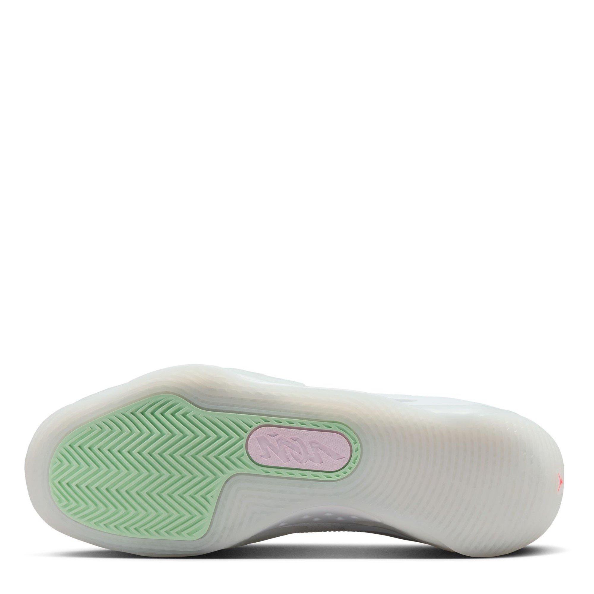 White/Vapr Grn - Air Jordan - Zion Basketball Trainers - 3