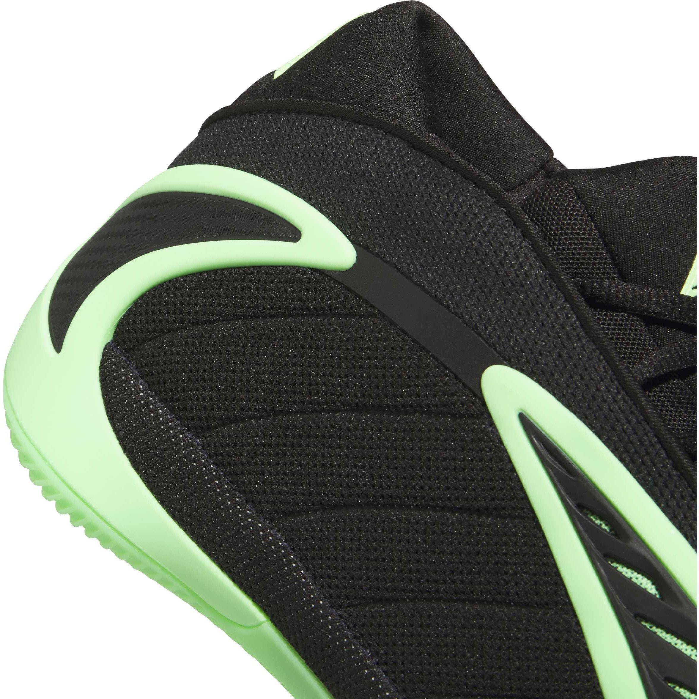 Core Black/Li - adidas - Mens Anthony Edwards 2 Basketball Trainers - 8