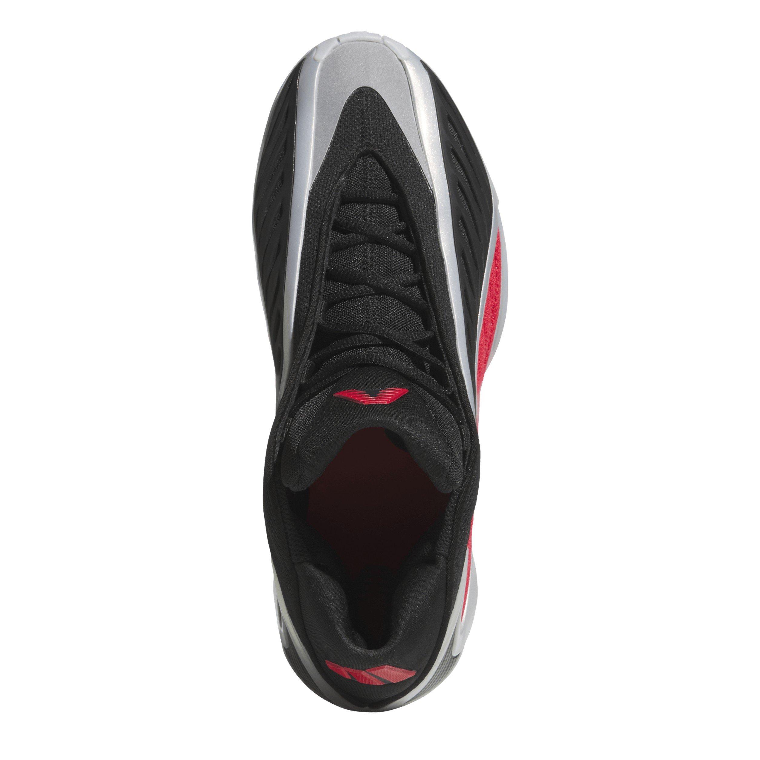 Silver/Red - adidas - Mens Anthony Edwards 2 Basketball Trainers - 5