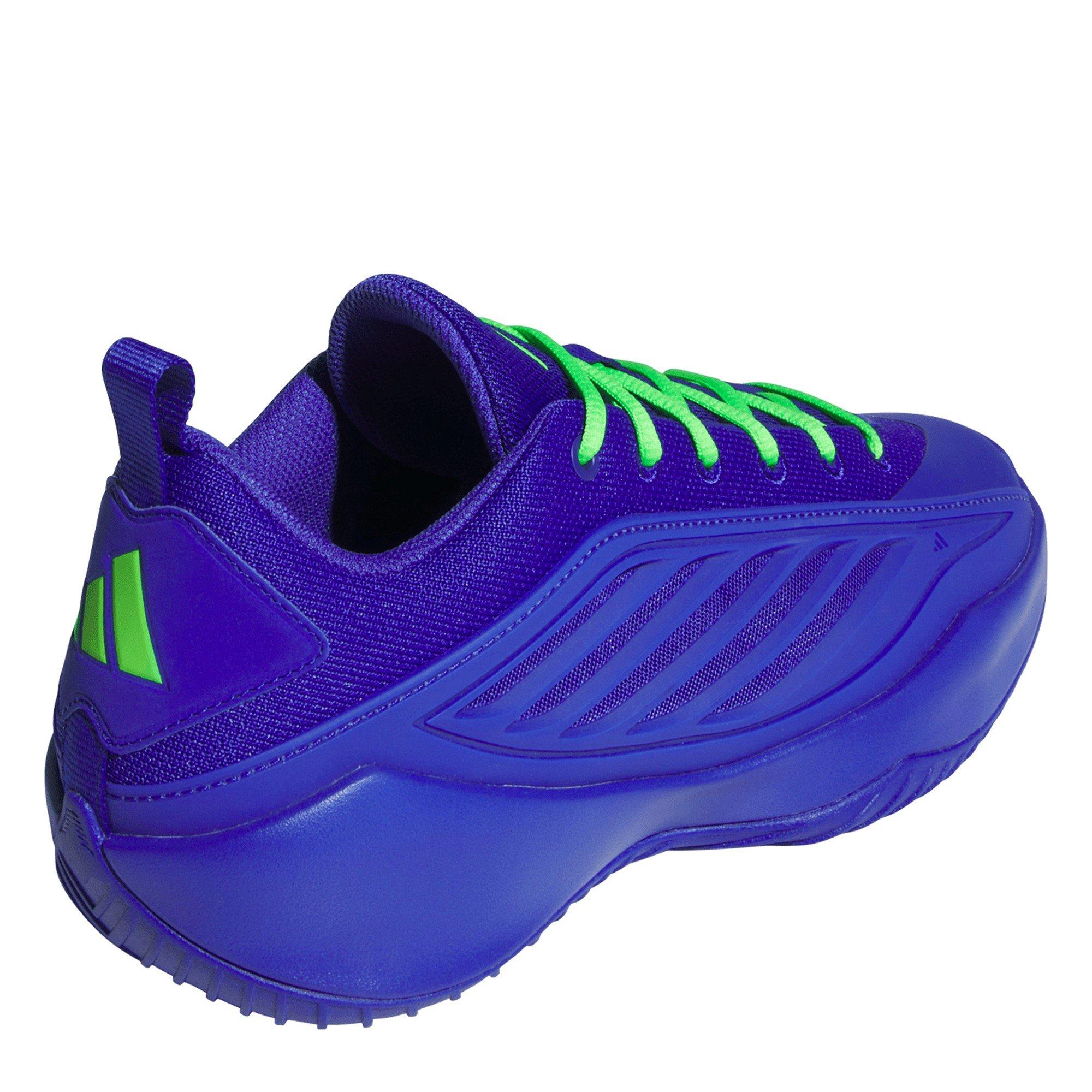 Blå/Grøn - adidas - Men's Basketball Trainers - 4