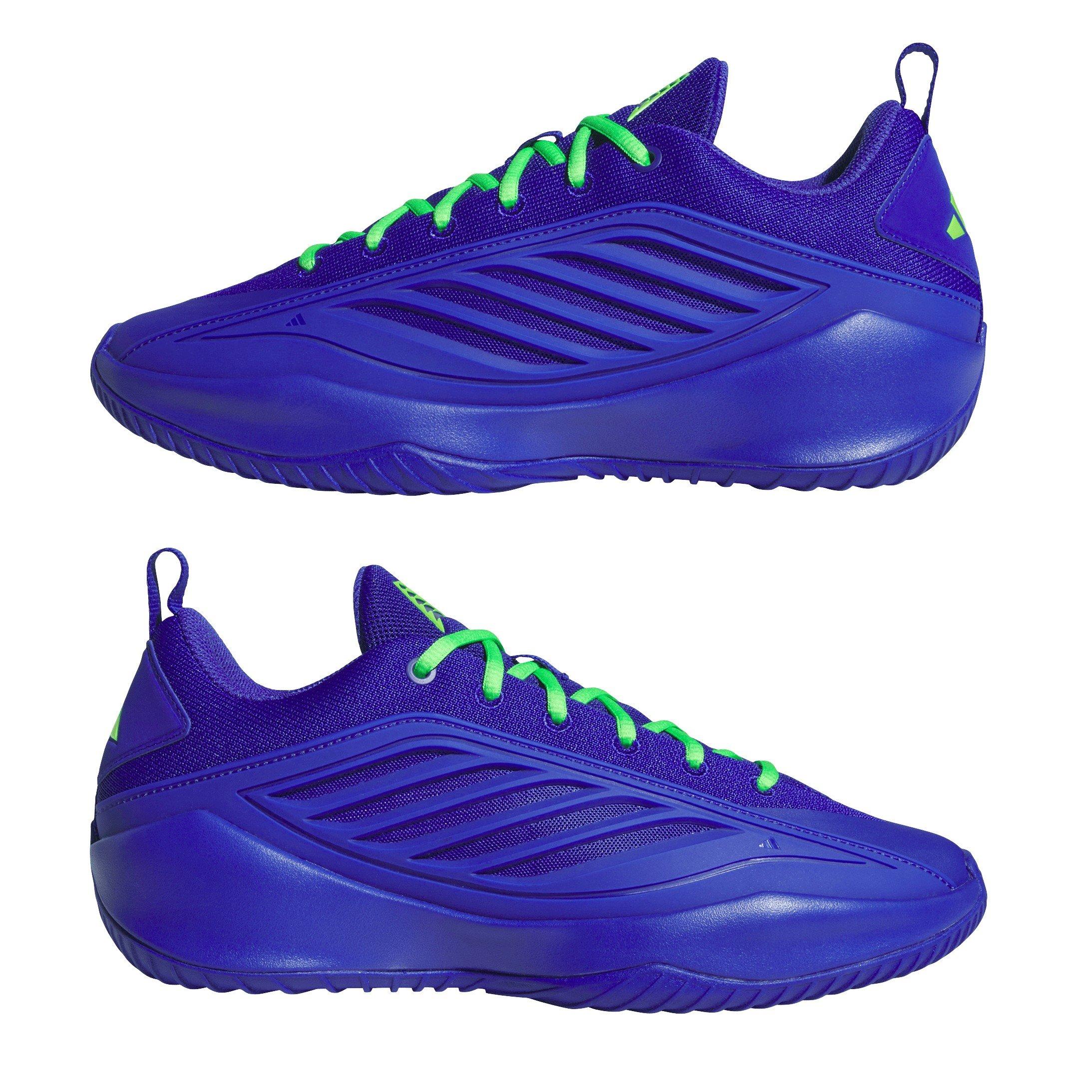 Blå/Grøn - adidas - Men's Basketball Trainers - 9