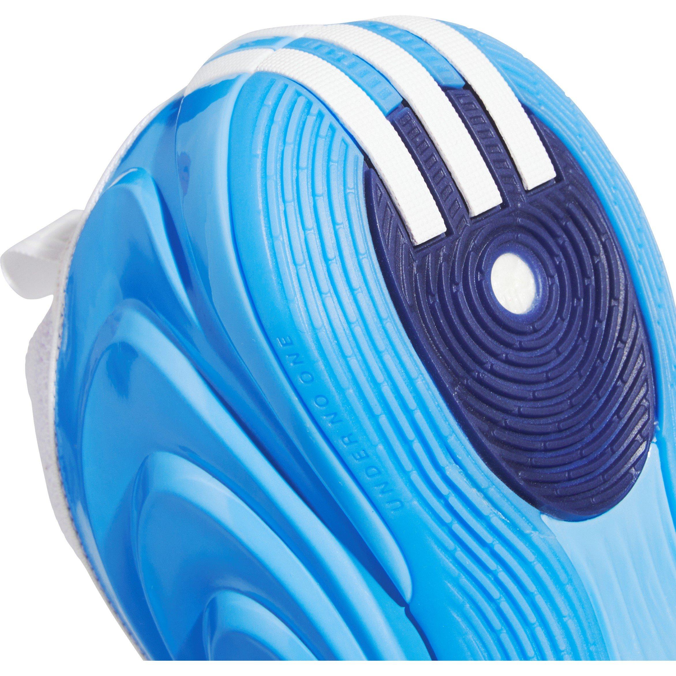 Auqa/White - adidas - Men's Basketball Trainers - 8