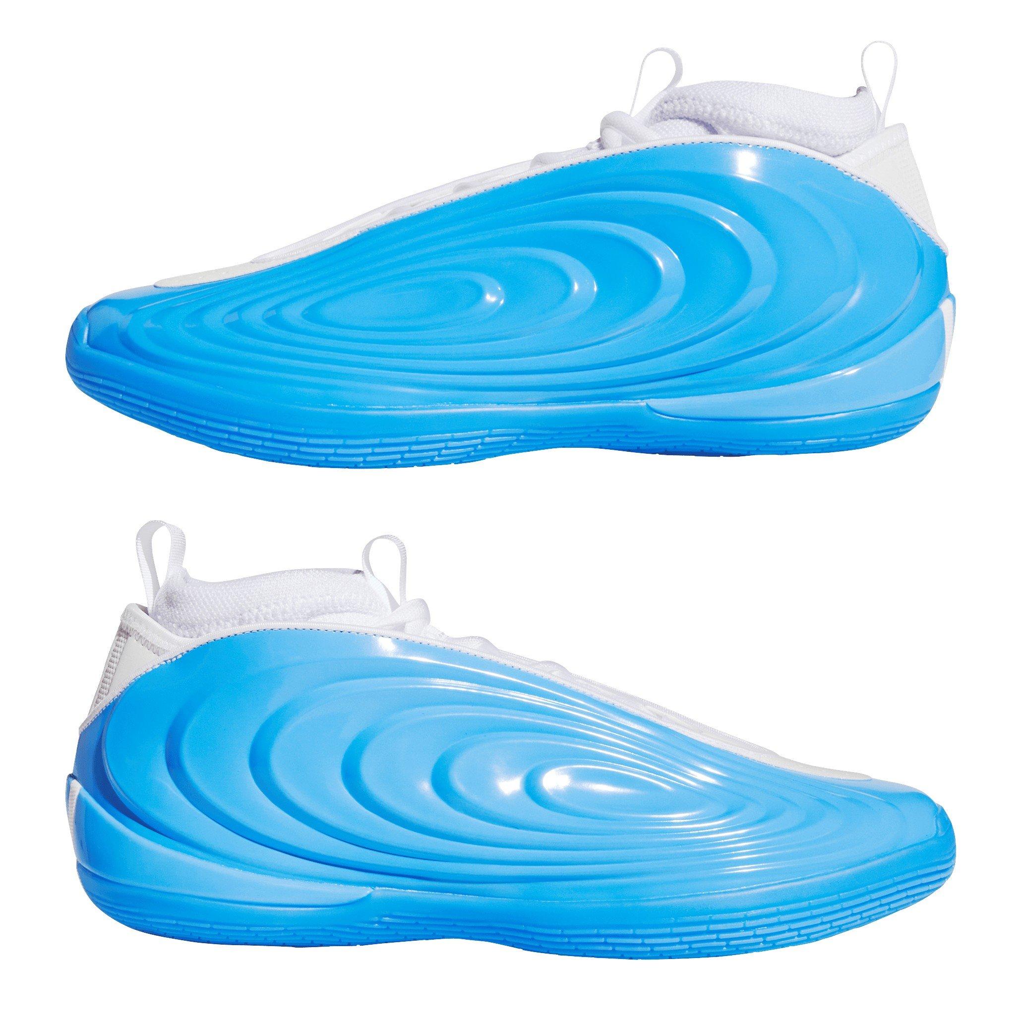Auqa/White - adidas - Men's Basketball Trainers - 9