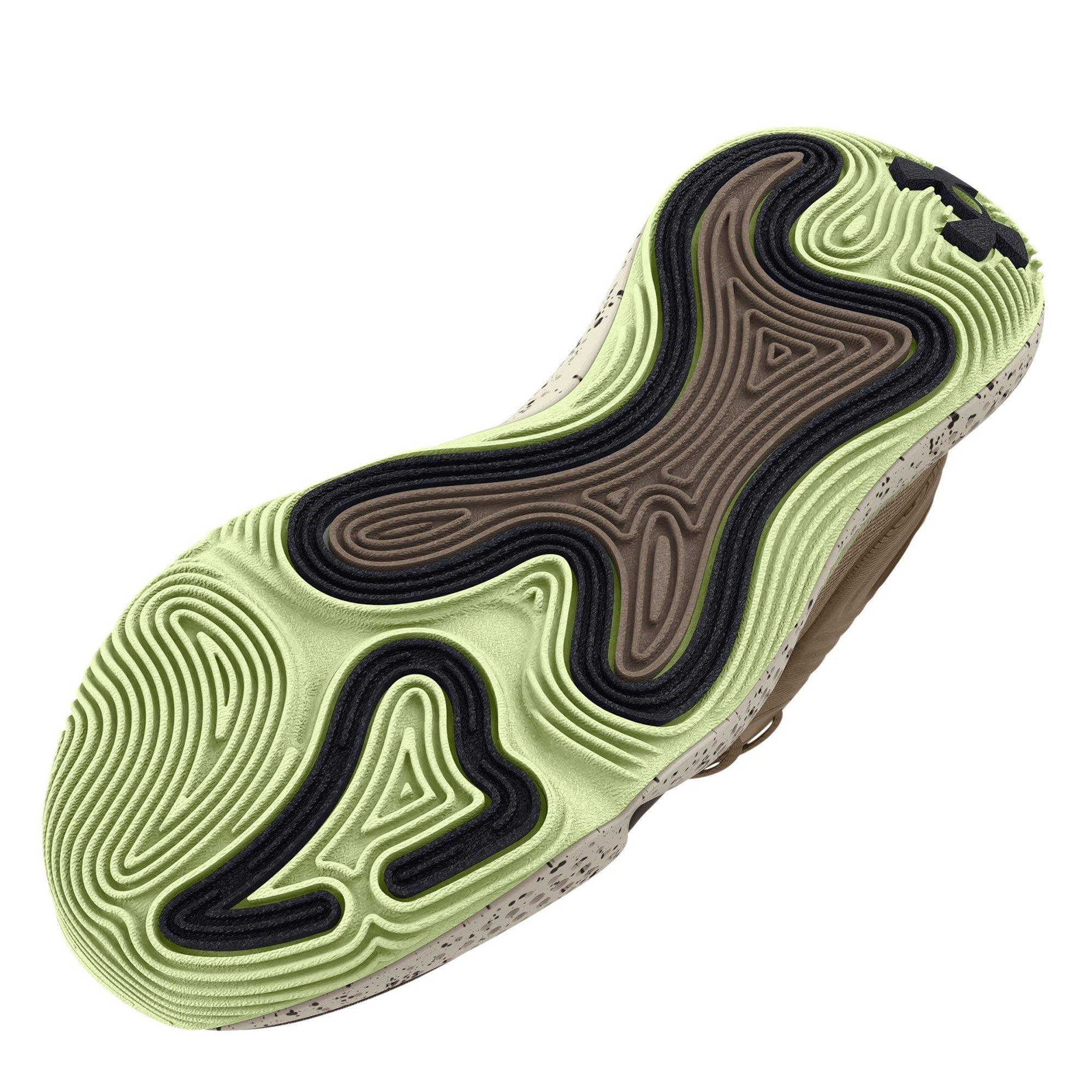 Brown - Under Armour - Adults' Spawn Mid Camo Basketball Trainers - 3