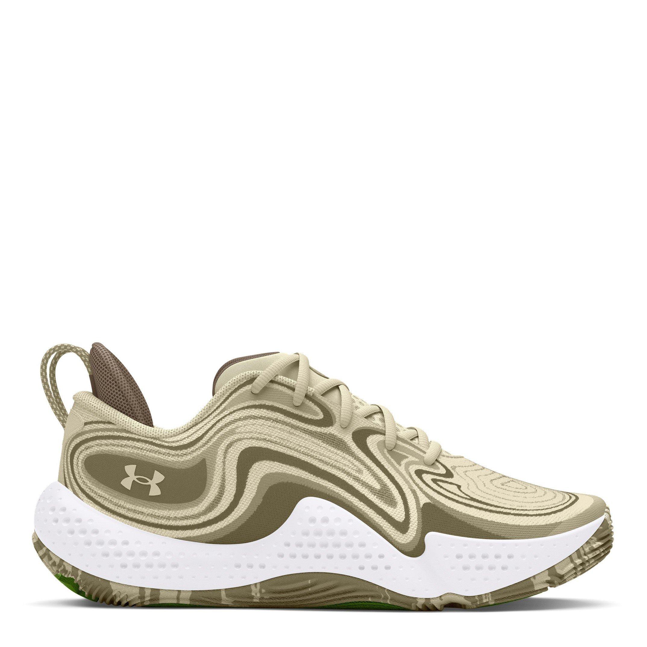 Under Armour  Spawn Camo Basketball Trainers - Brown - 8.5 (43)