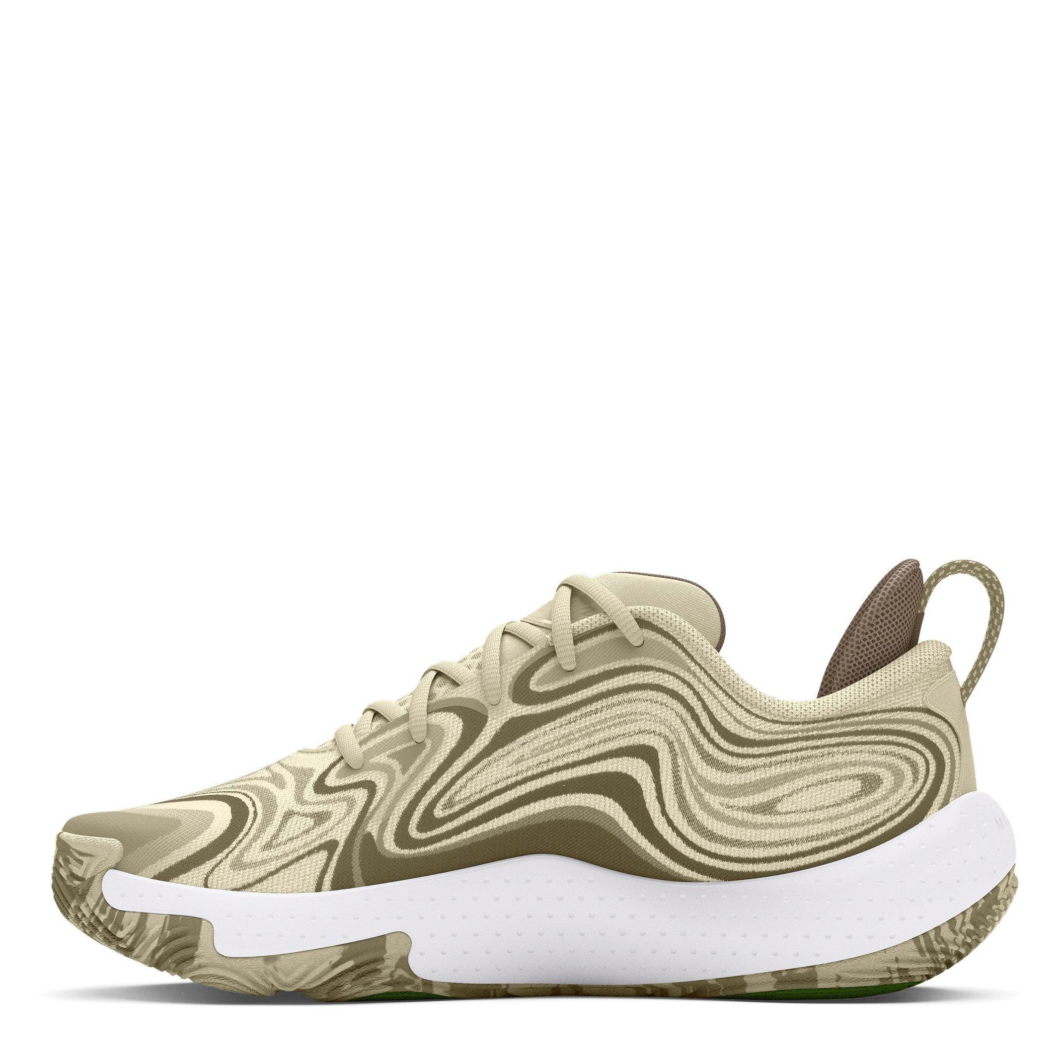 Brown - Under Armour - Spawn Camo Basketball Trainers - 2