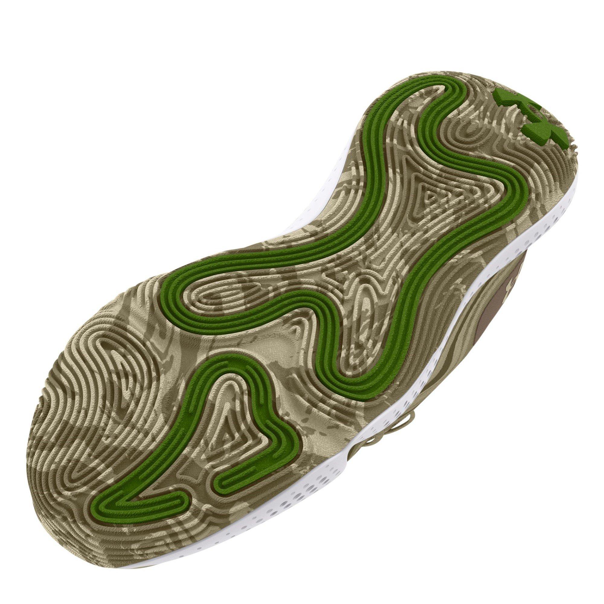 Brown - Under Armour - Spawn Camo Basketball Trainers - 3