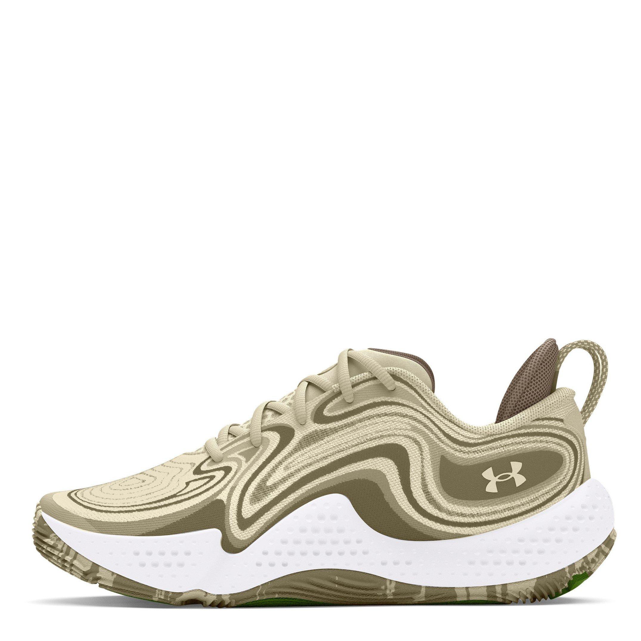 Brown - Under Armour - Spawn Camo Basketball Trainers - 7