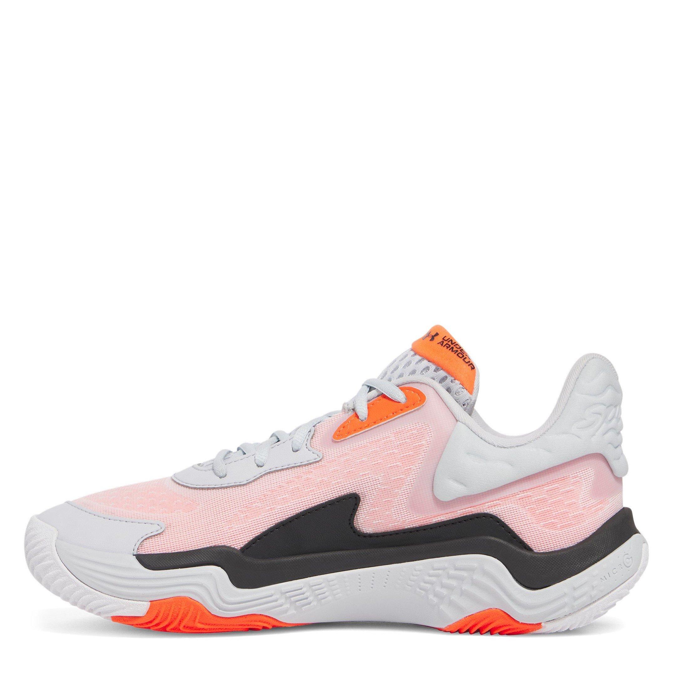 Grey - Under Armour - Adults Spawn 99 Basketball Trainers - 2