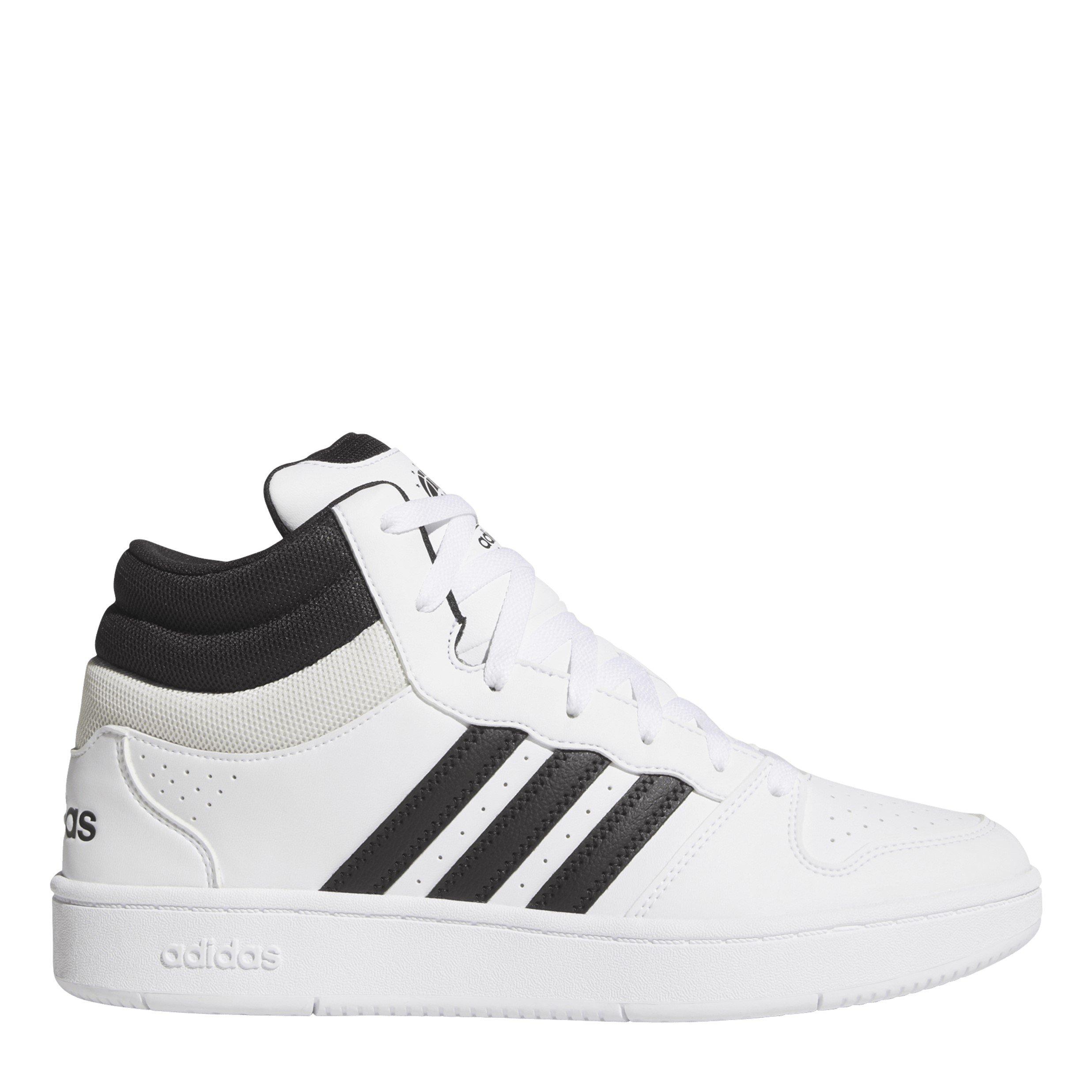 Adidas Men's Basketball Trainers - White/ Blk/Grey - 7 (40.7)