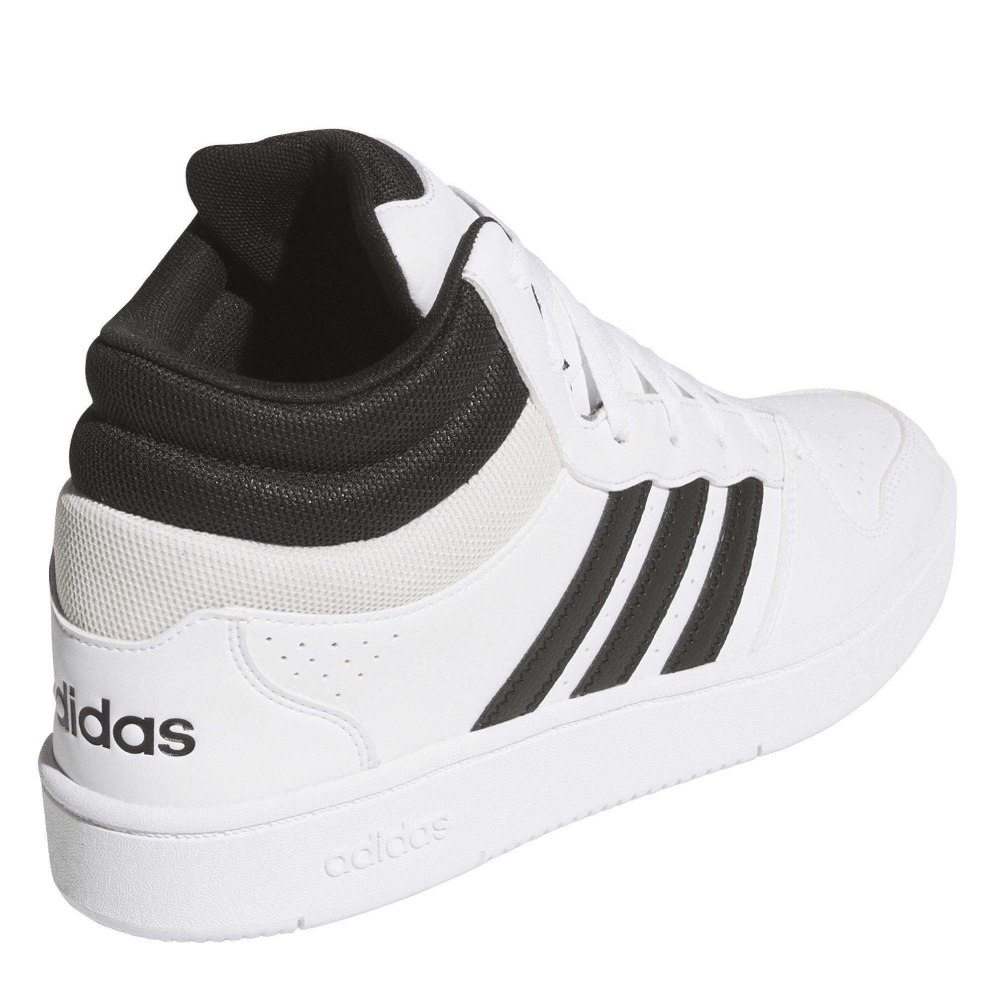 Bijela/ Crna/ Siva - adidas - Adidas Hoops M Clssc Sn63 - 4