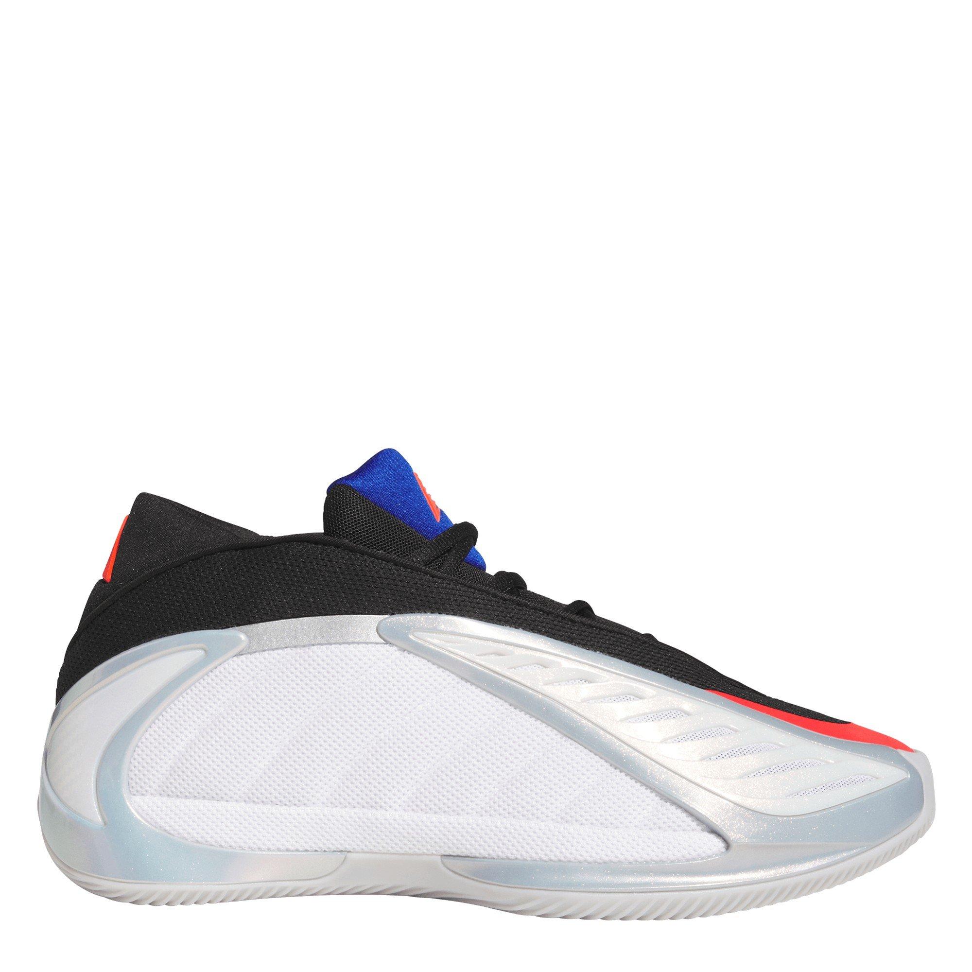 Adidas Men's Basketball Trainers - White/Red/Met - 7 (40.7)