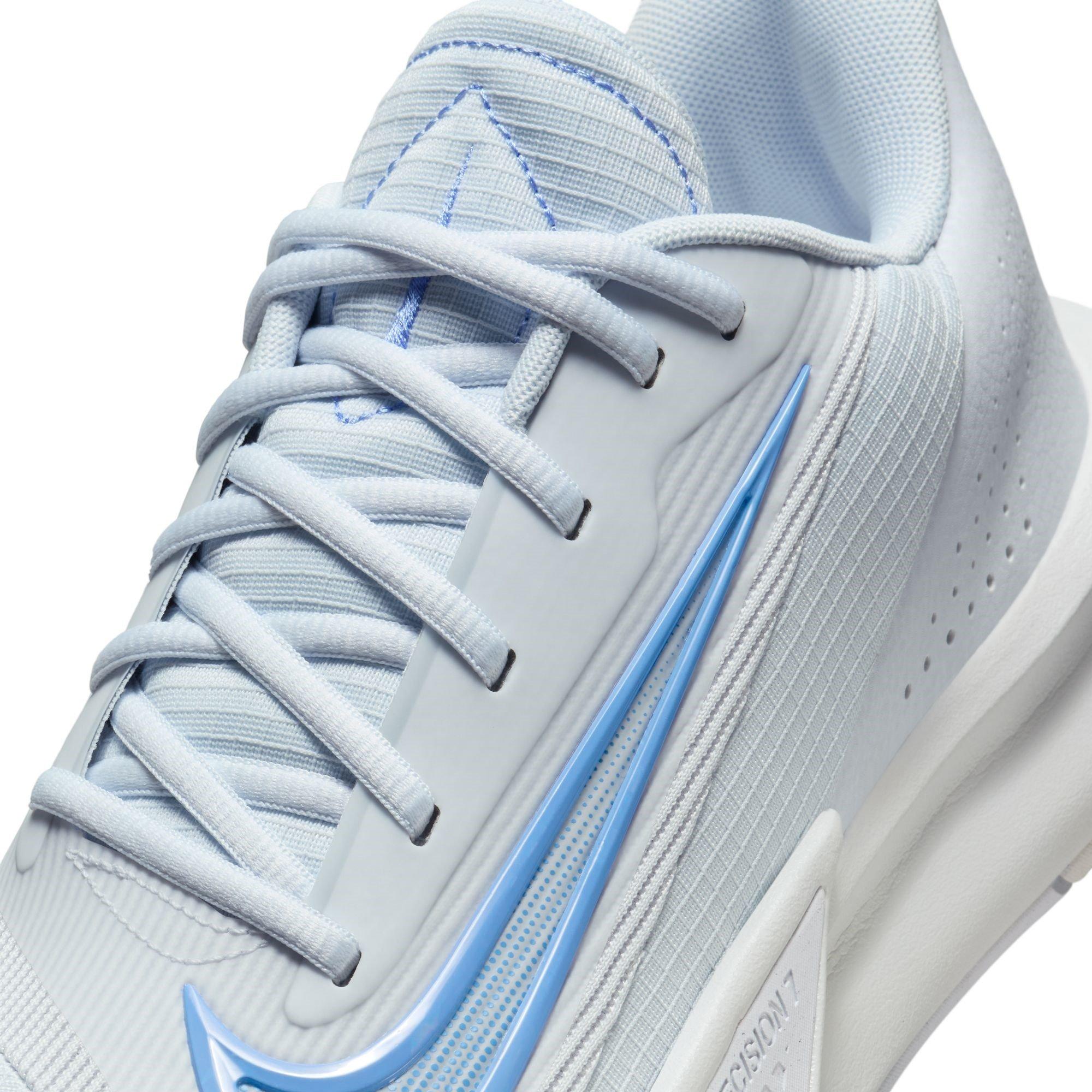 Grau/Platin - Nike - Precision 7 Adults Basketball Shoes - 7