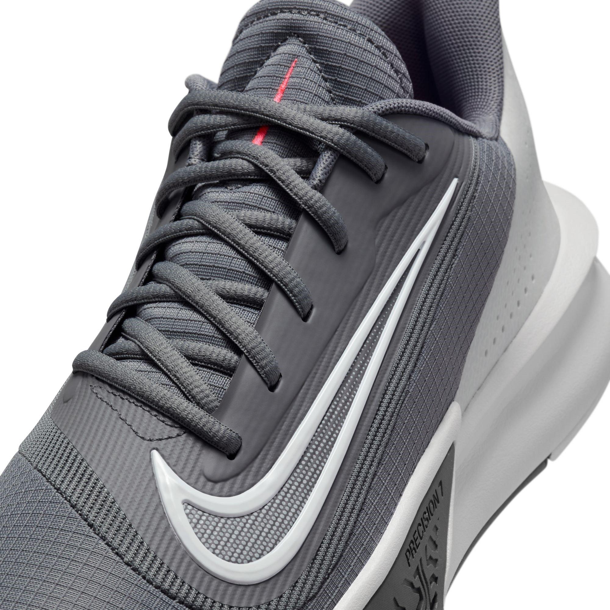 Gry/Photon-Iron - Nike - Precision 7 Adults Basketball Shoes - 7