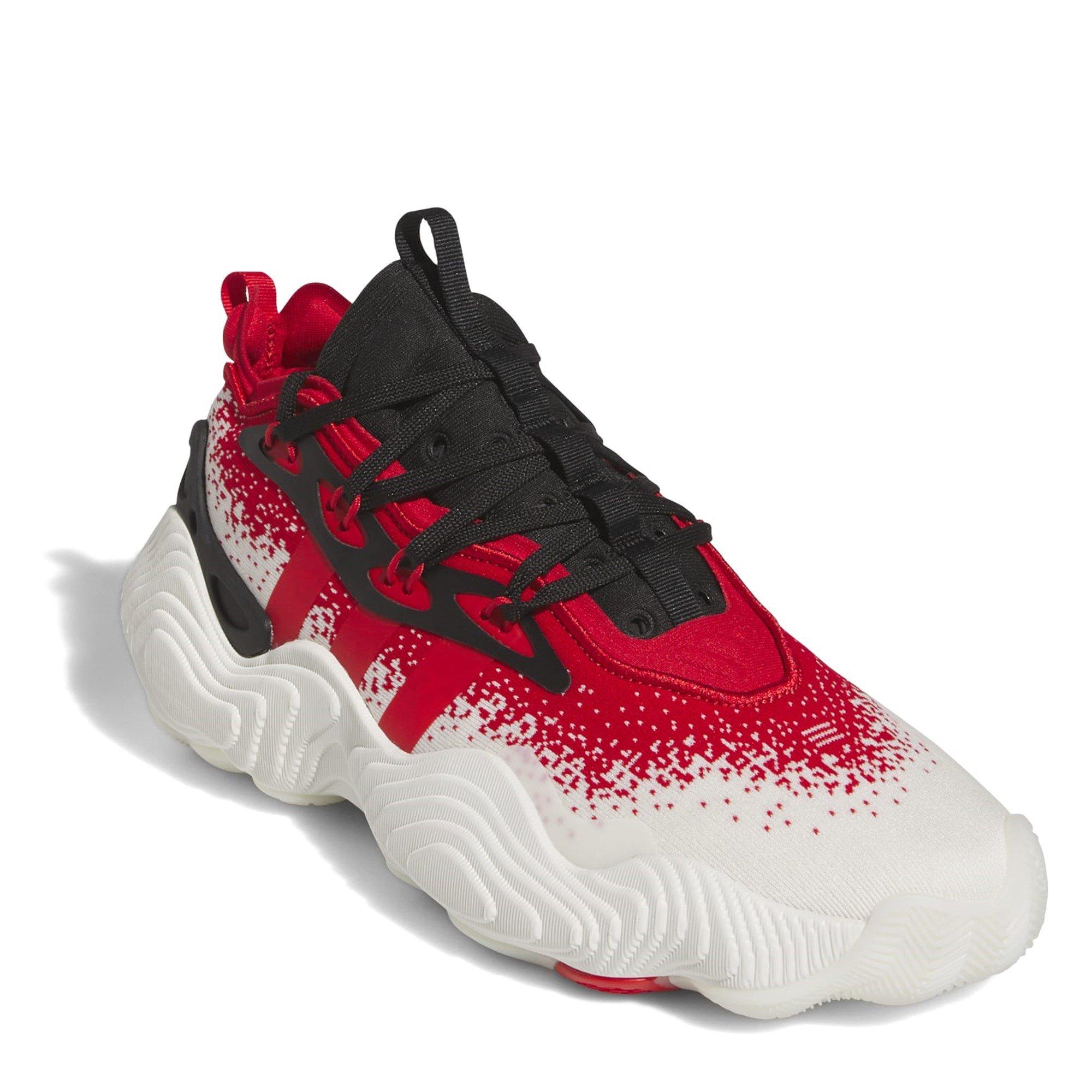 Wit/Zwart/Rood - adidas - Trae Young 3 Low Trainers Mens - 3