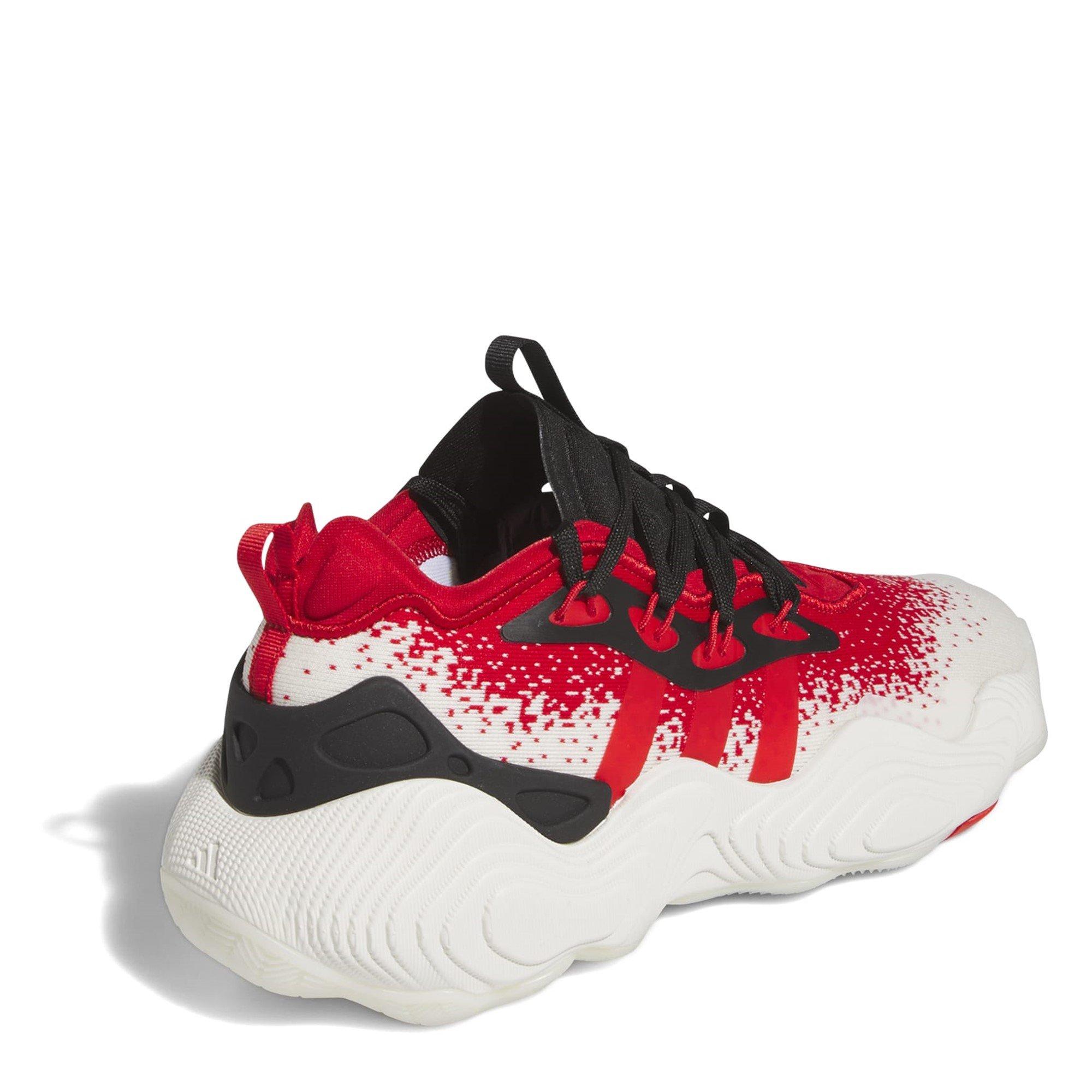 Wit/Zwart/Rood - adidas - Trae Young 3 Low Trainers Mens - 4