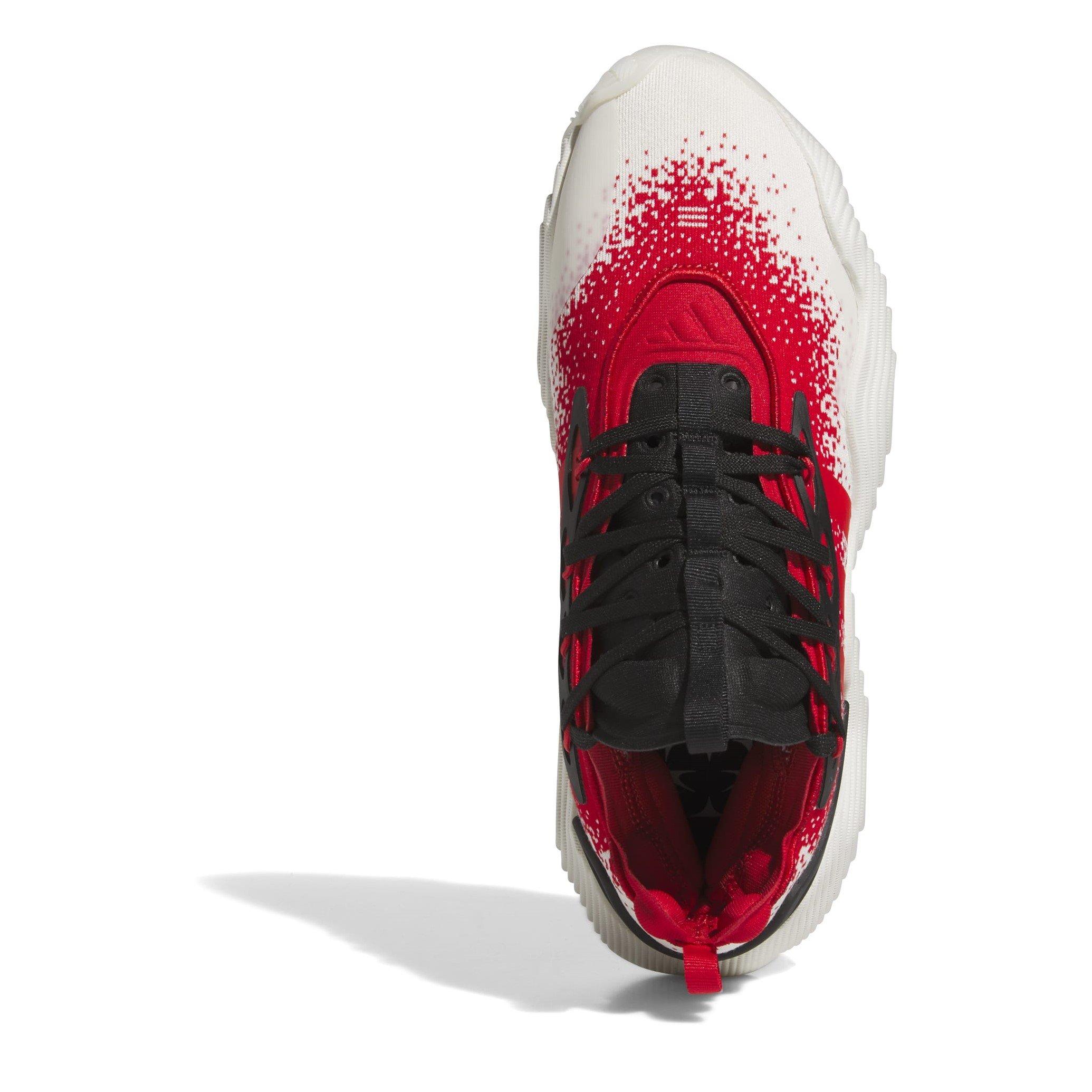 Wit/Zwart/Rood - adidas - Trae Young 3 Low Trainers Mens - 5