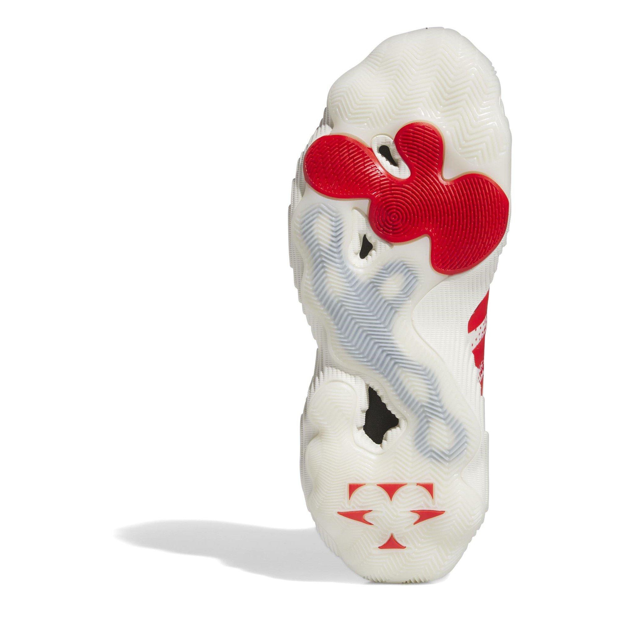 Wit/Zwart/Rood - adidas - Trae Young 3 Low Trainers Mens - 6