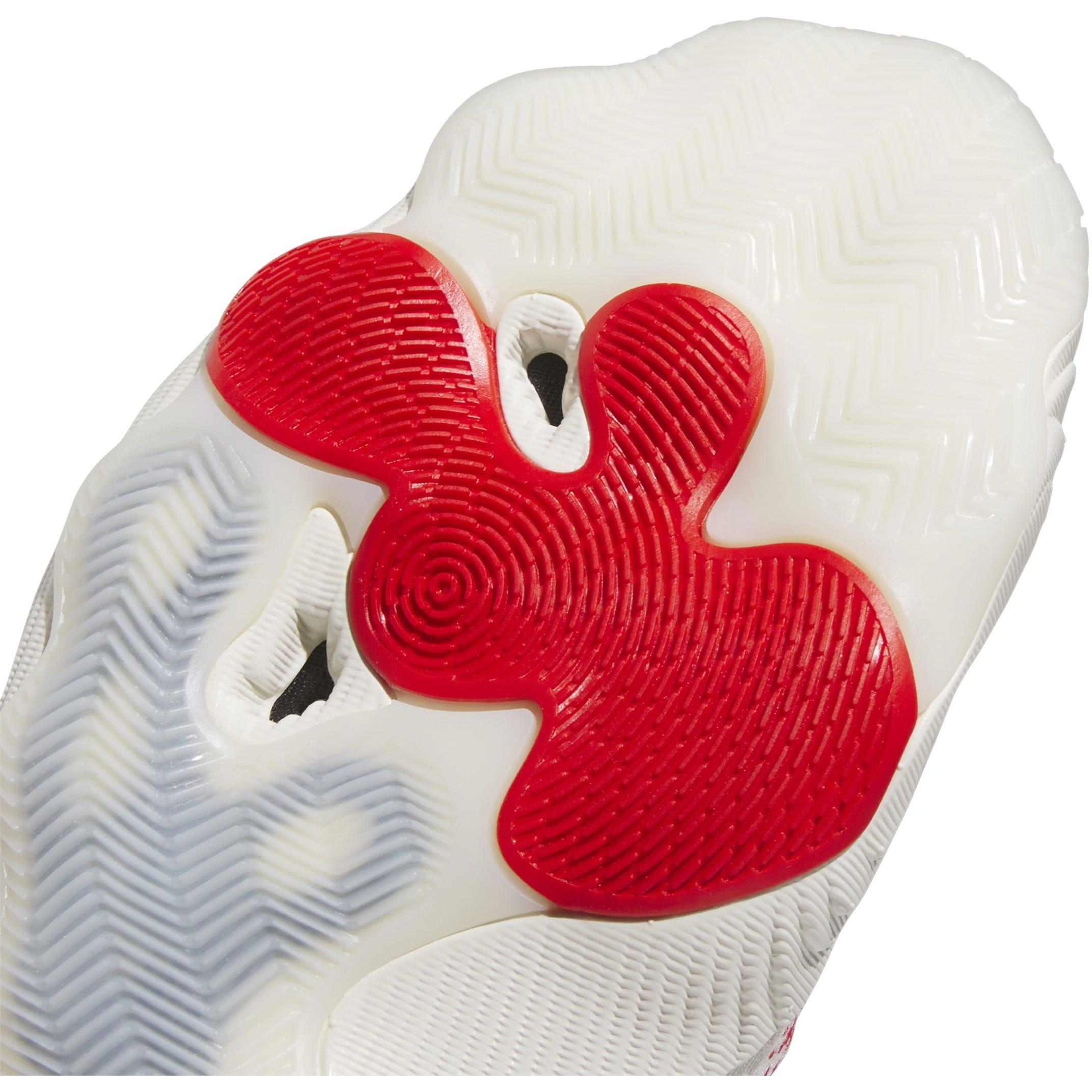 Wit/Zwart/Rood - adidas - Trae Young 3 Low Trainers Mens - 8