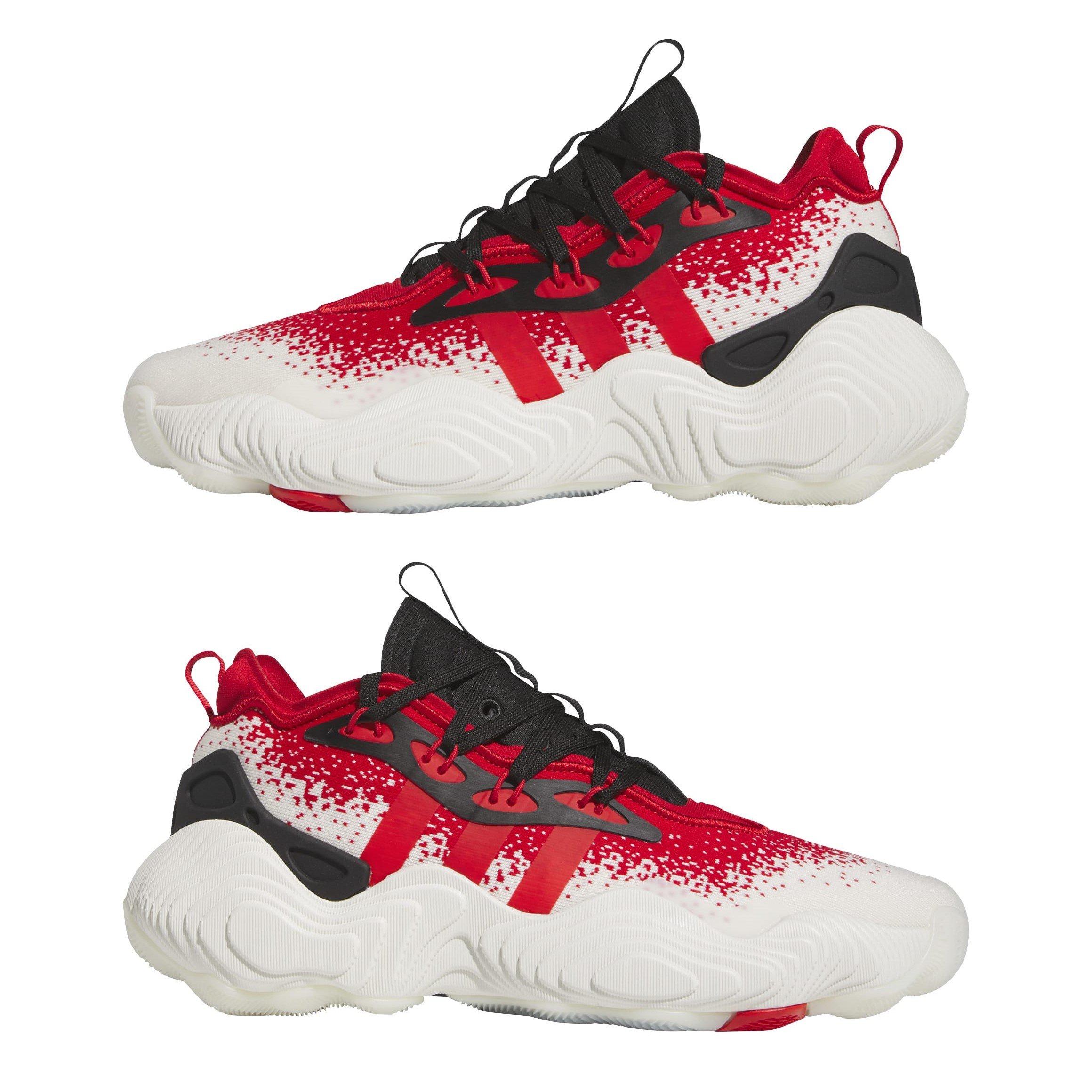 Wit/Zwart/Rood - adidas - Trae Young 3 Low Trainers Mens - 9