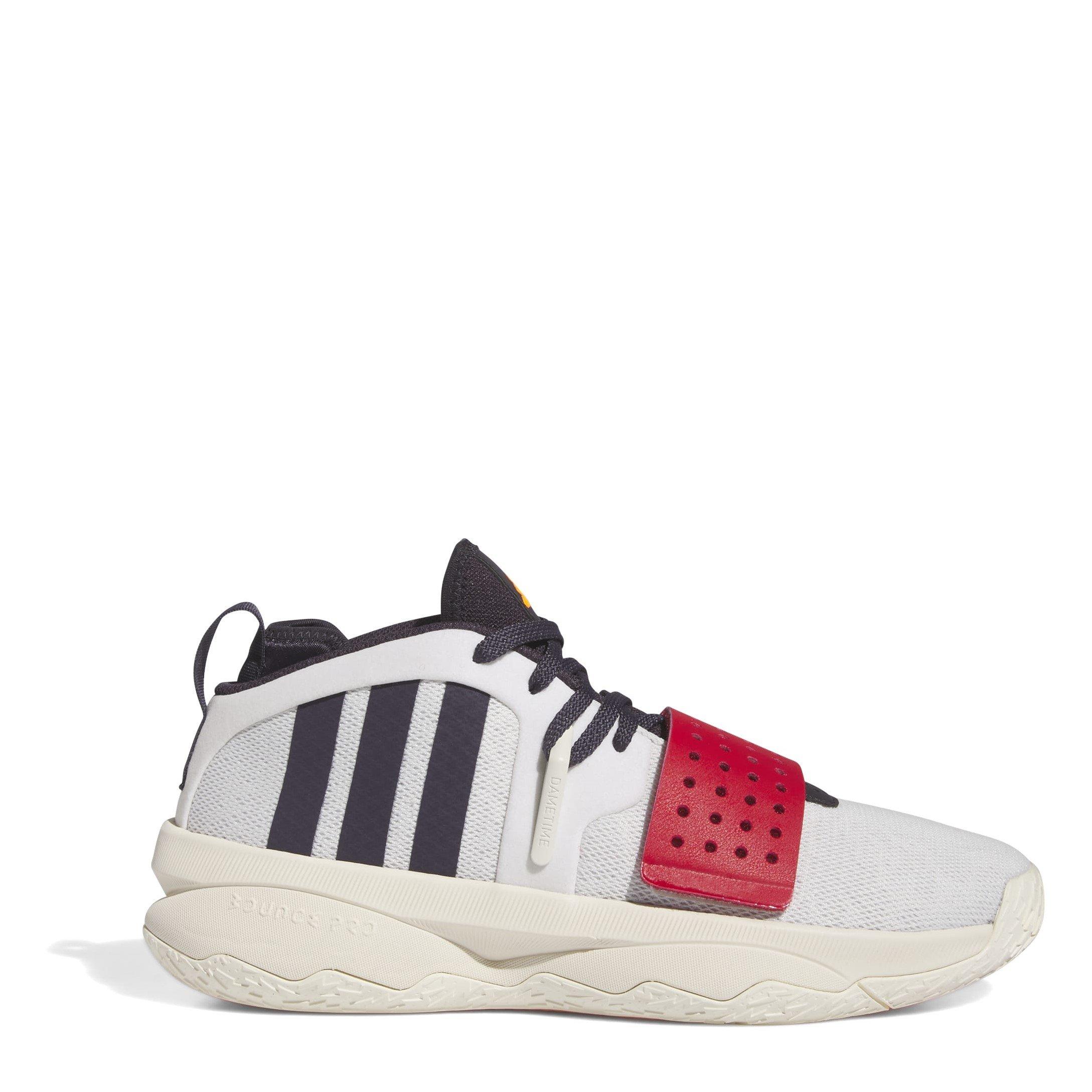 Cinza/Preto - adidas - Dame 8 EXTPLY Basketball Shoes Mens - 1