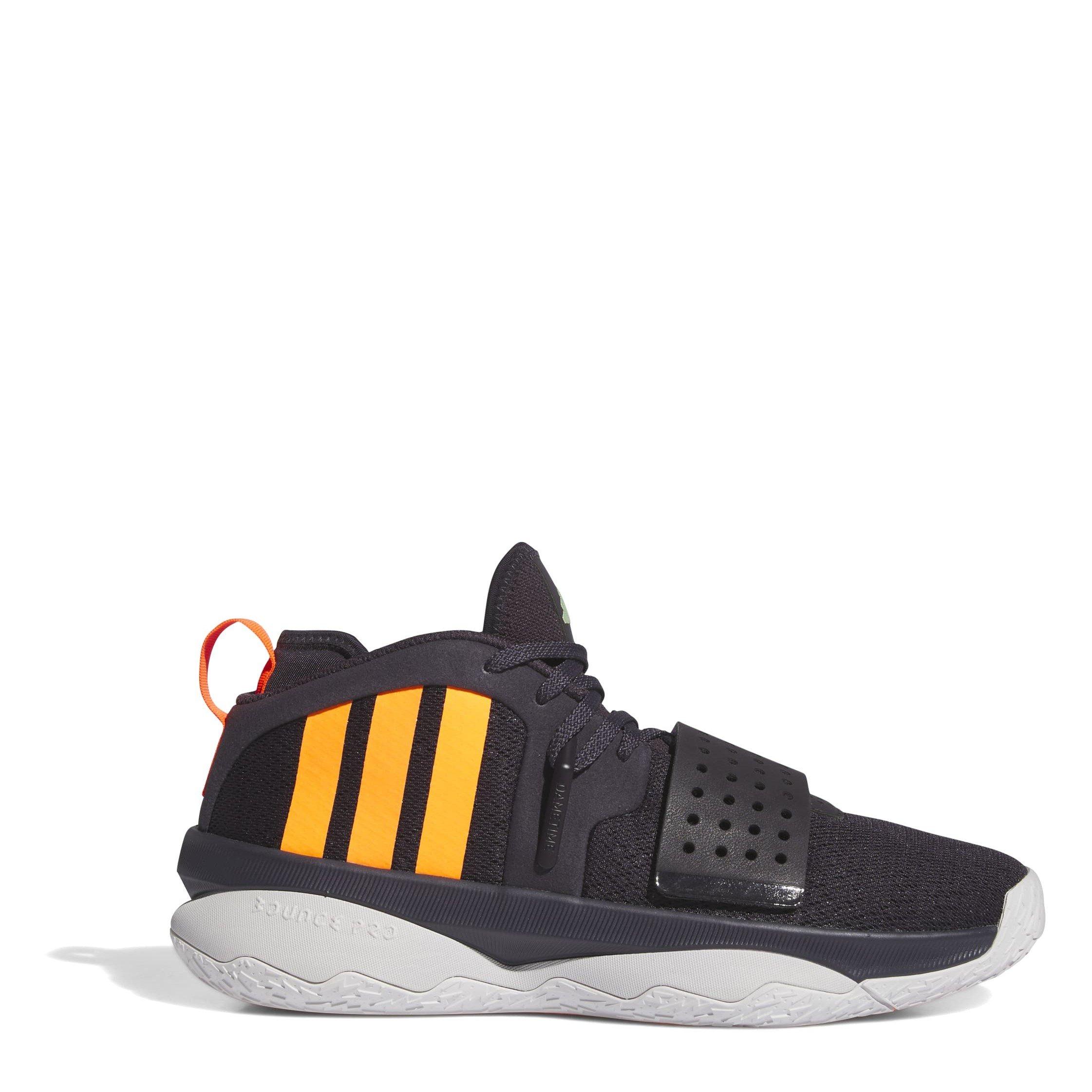 Black/Orange - adidas - Dame 8 EXTPLY Basketball Shoes Mens - 1