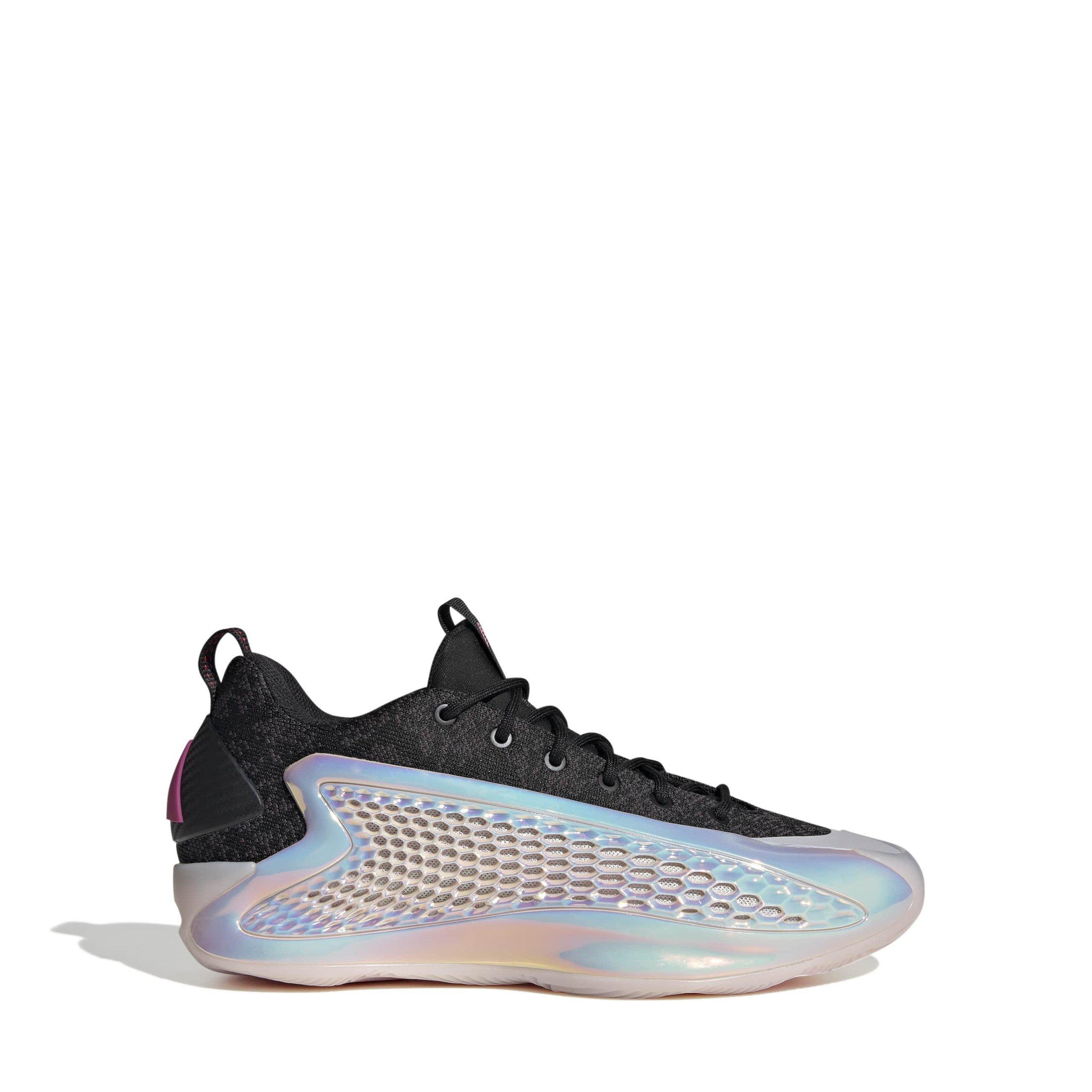 Adidas  Adults A.edwards Basketball Trainers - Black/Pink - 11.5(46.7)
