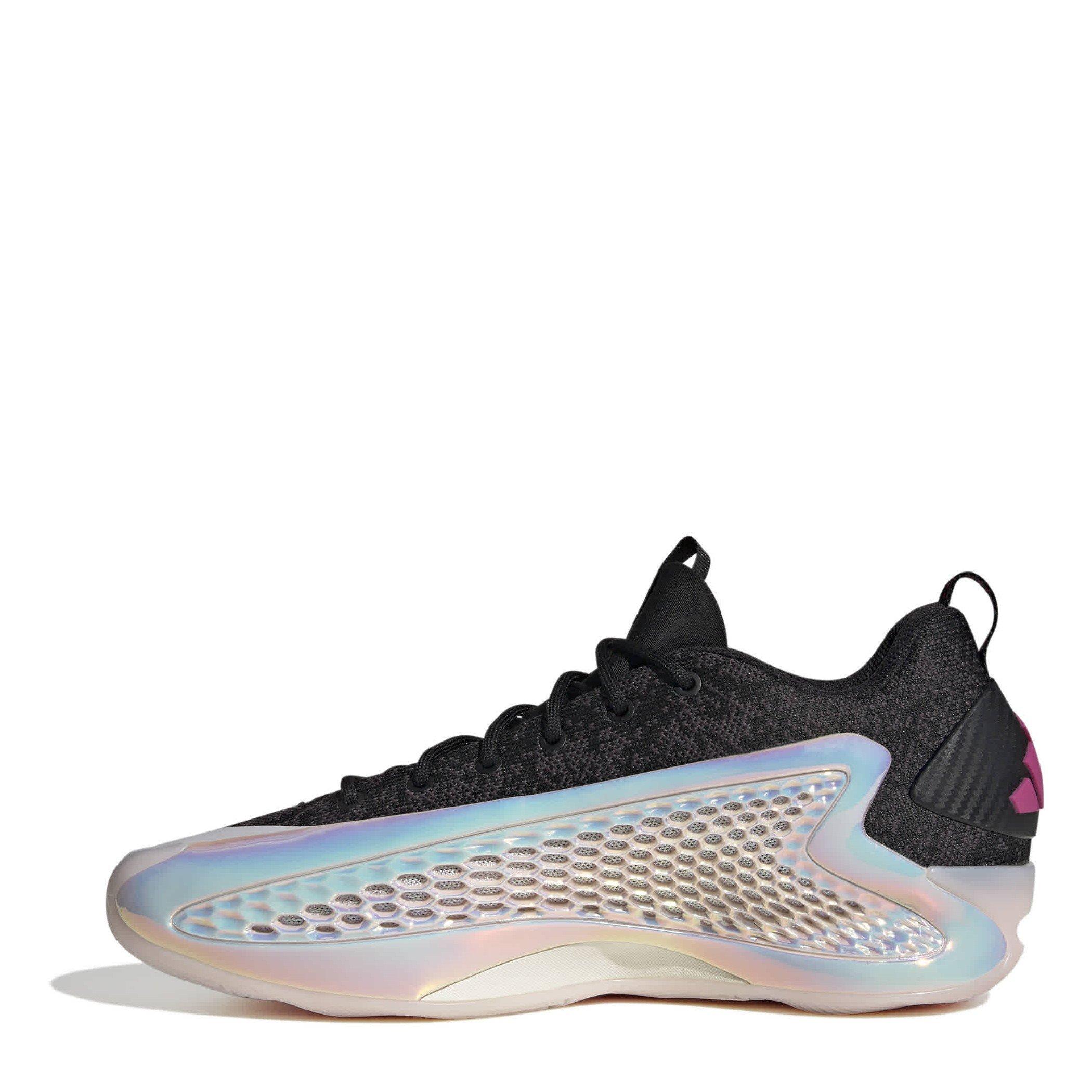 Black/Pink - adidas - Adults A.Edwards Basketball Trainers - 2