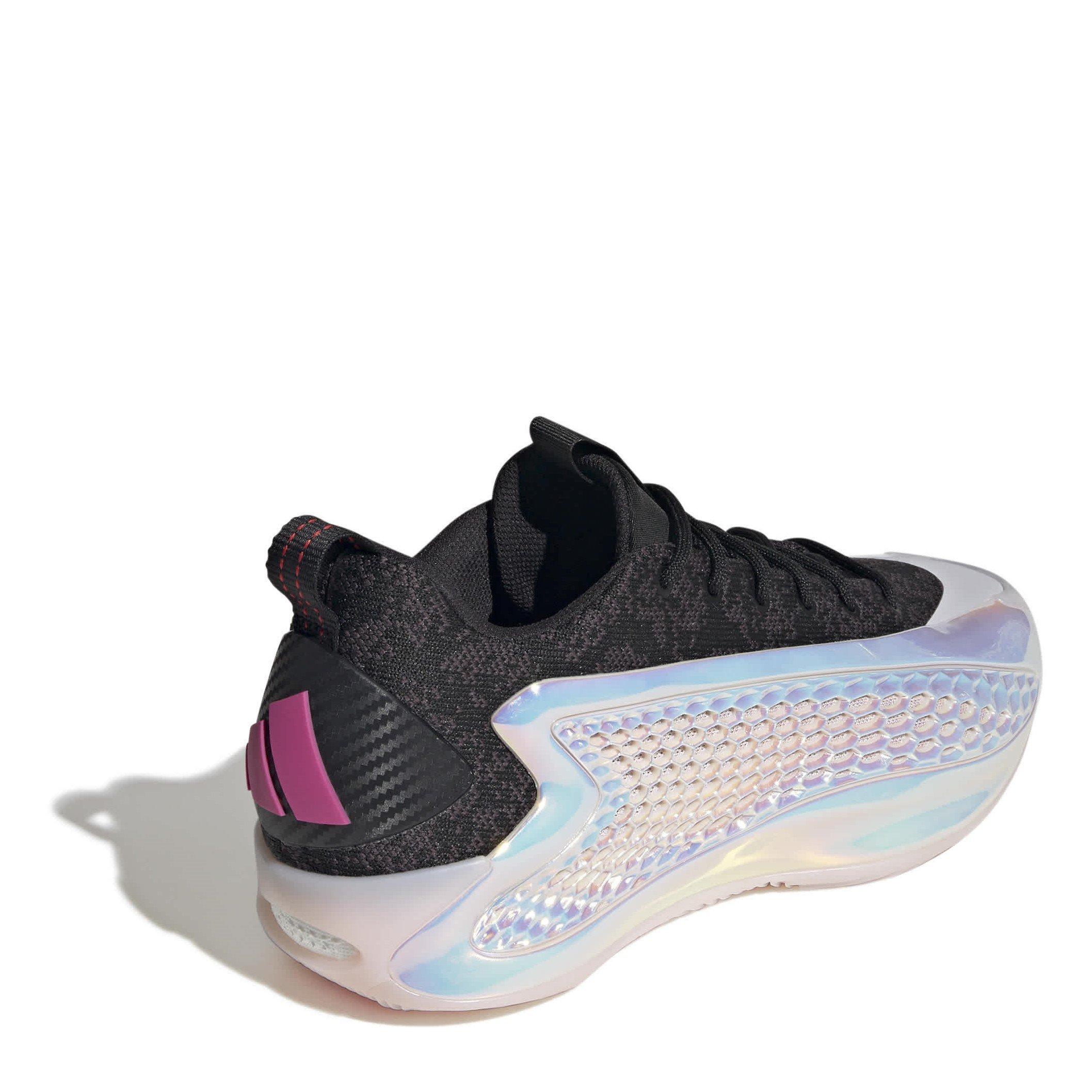 Black/Pink - adidas - Adults A.Edwards Basketball Trainers - 4