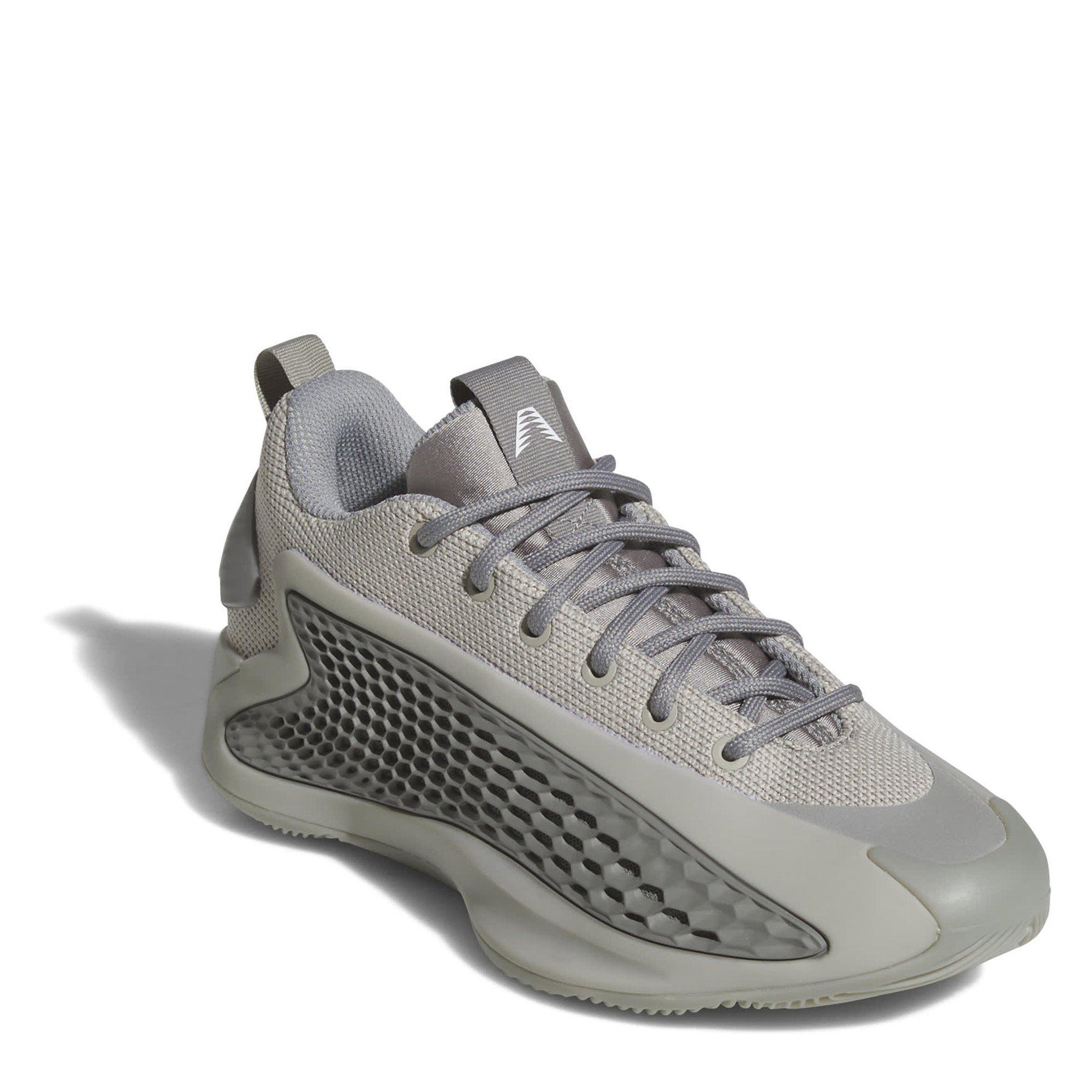 Metallgrau/Weiß - adidas - Adults A.Edwards Basketball Trainers - 3