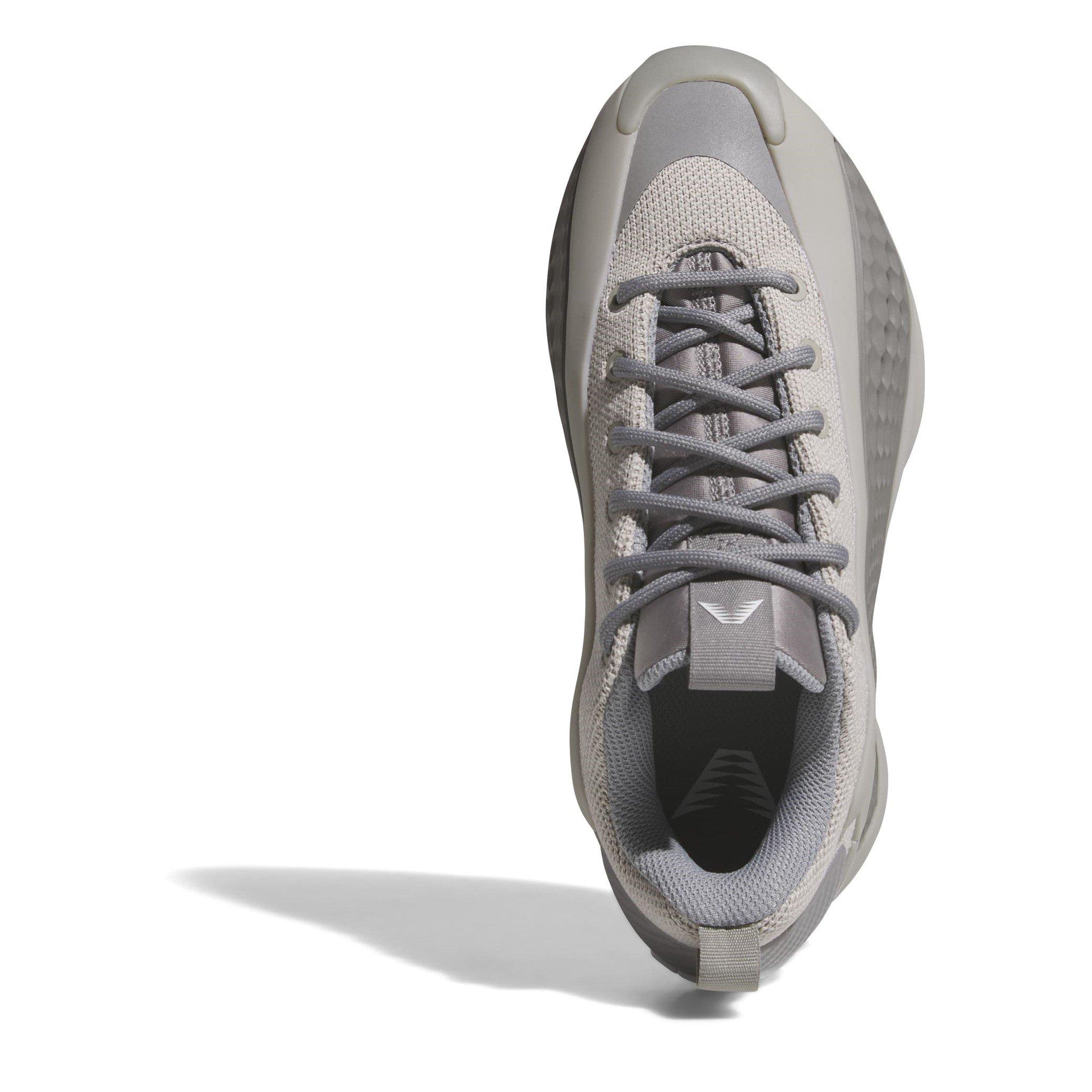 Metallgrau/Weiß - adidas - Adults A.Edwards Basketball Trainers - 5