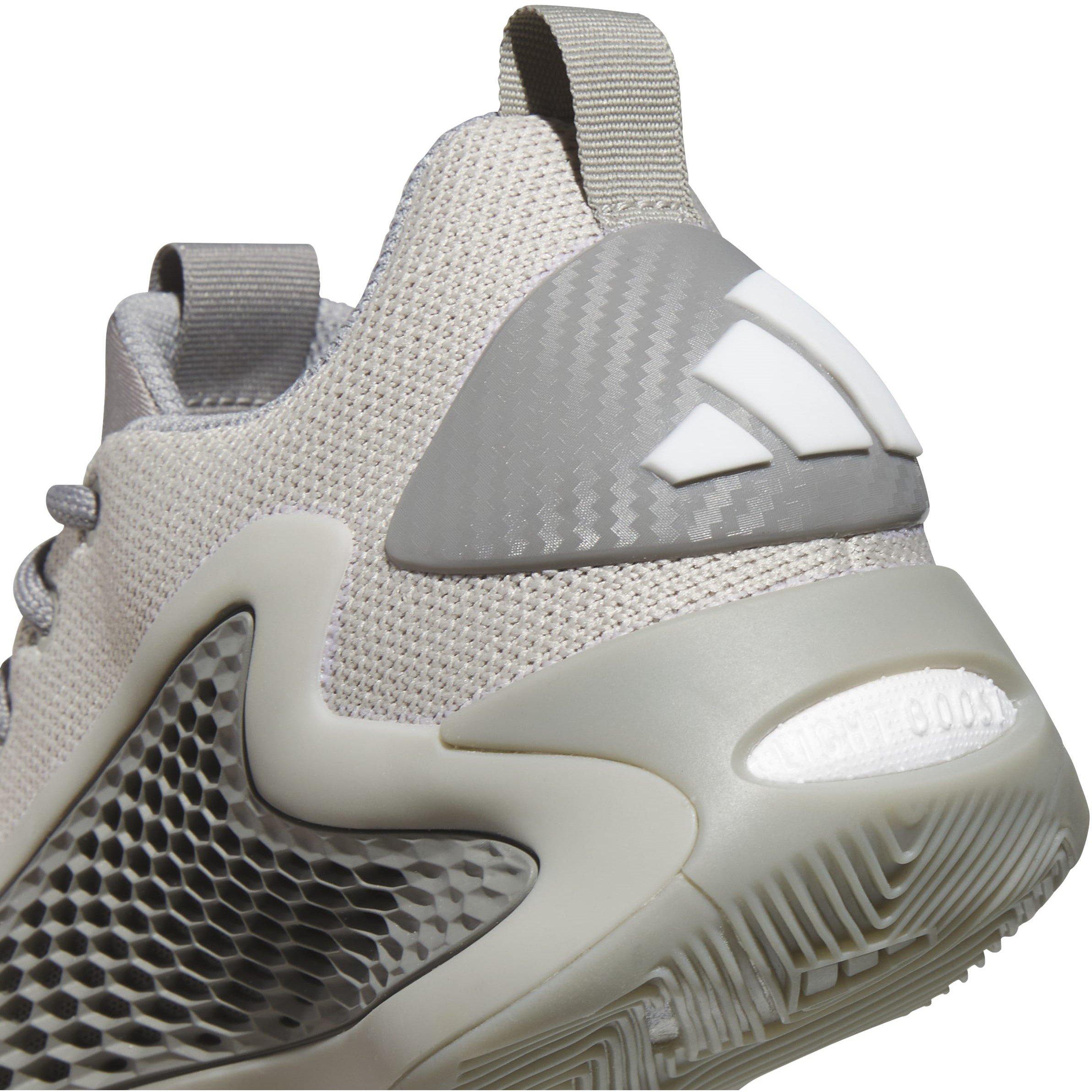 Metallgrau/Weiß - adidas - Adults A.Edwards Basketball Trainers - 7