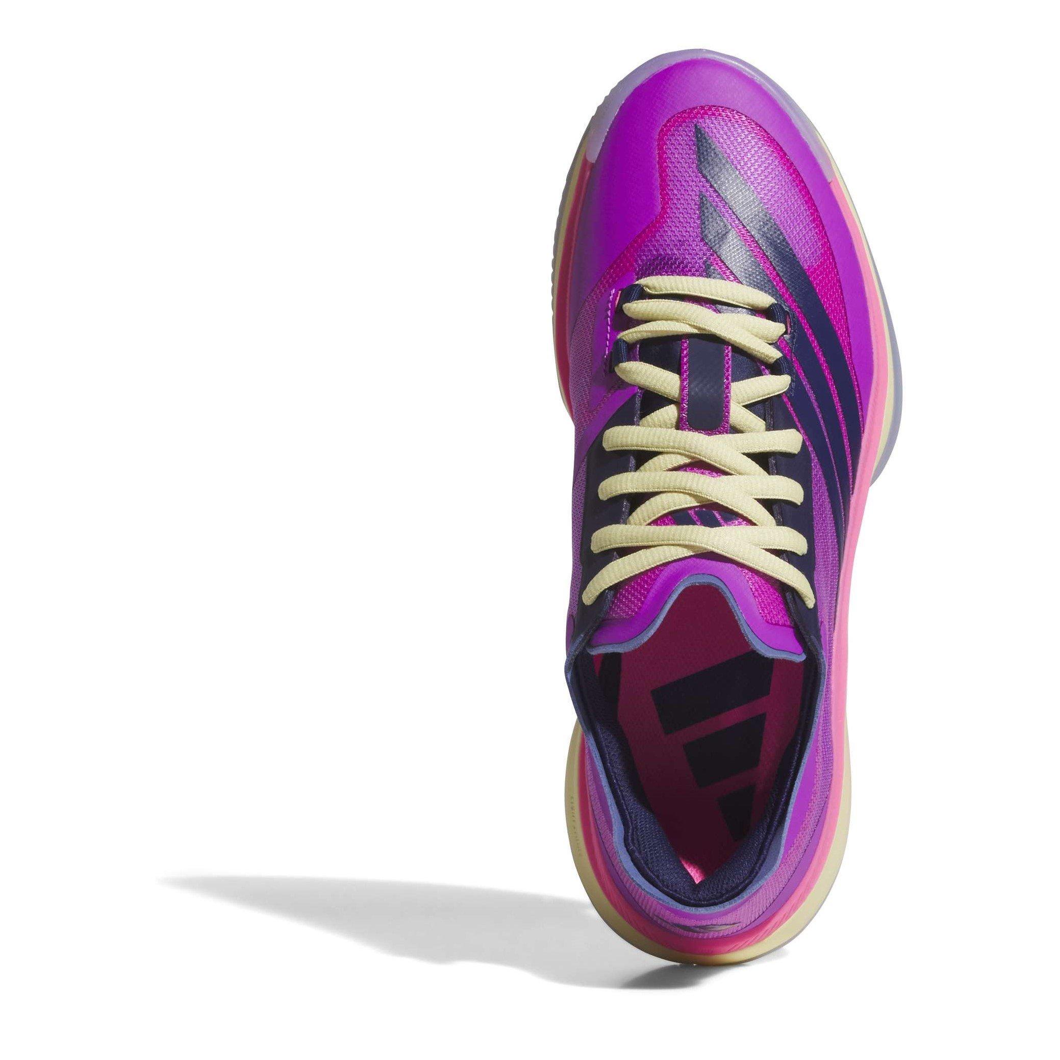 Purple/Blue/Pnk - adidas - Adults Basketball Trainers - 5