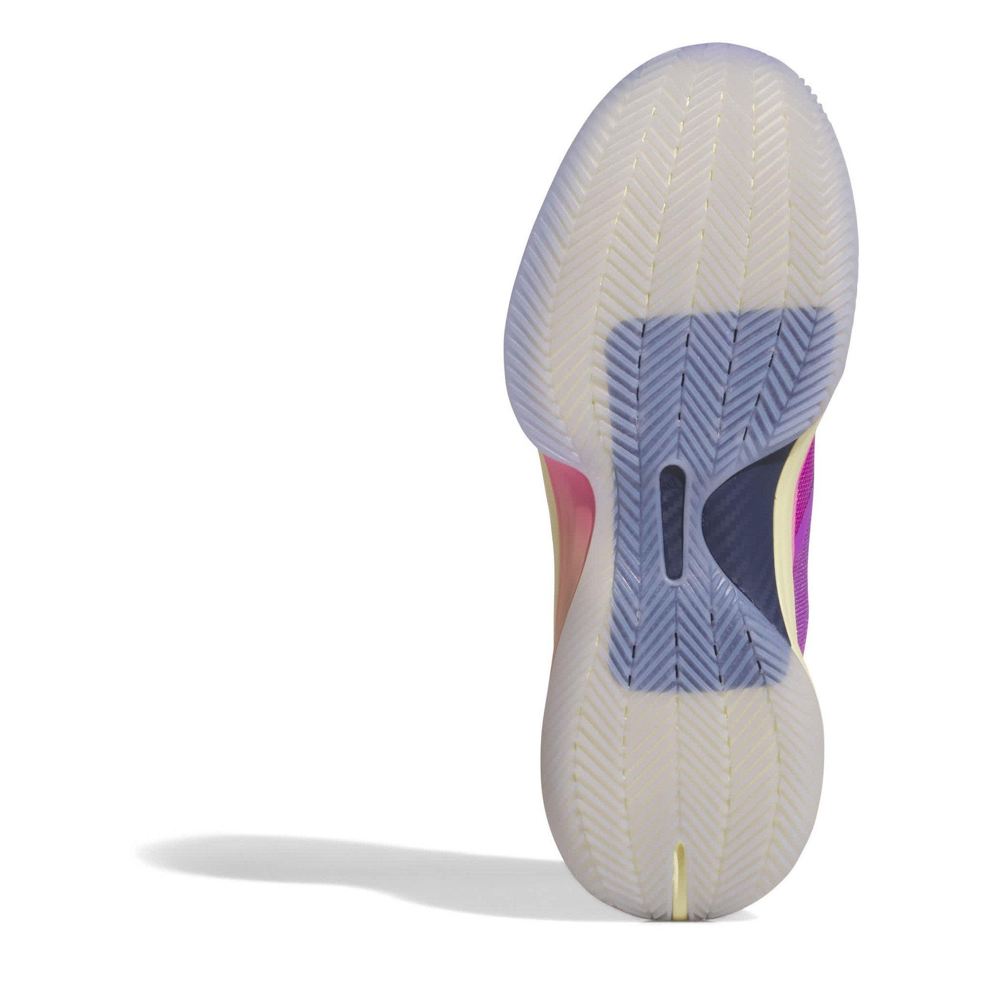 Purple/Blue/Pnk - adidas - Adults Basketball Trainers - 6