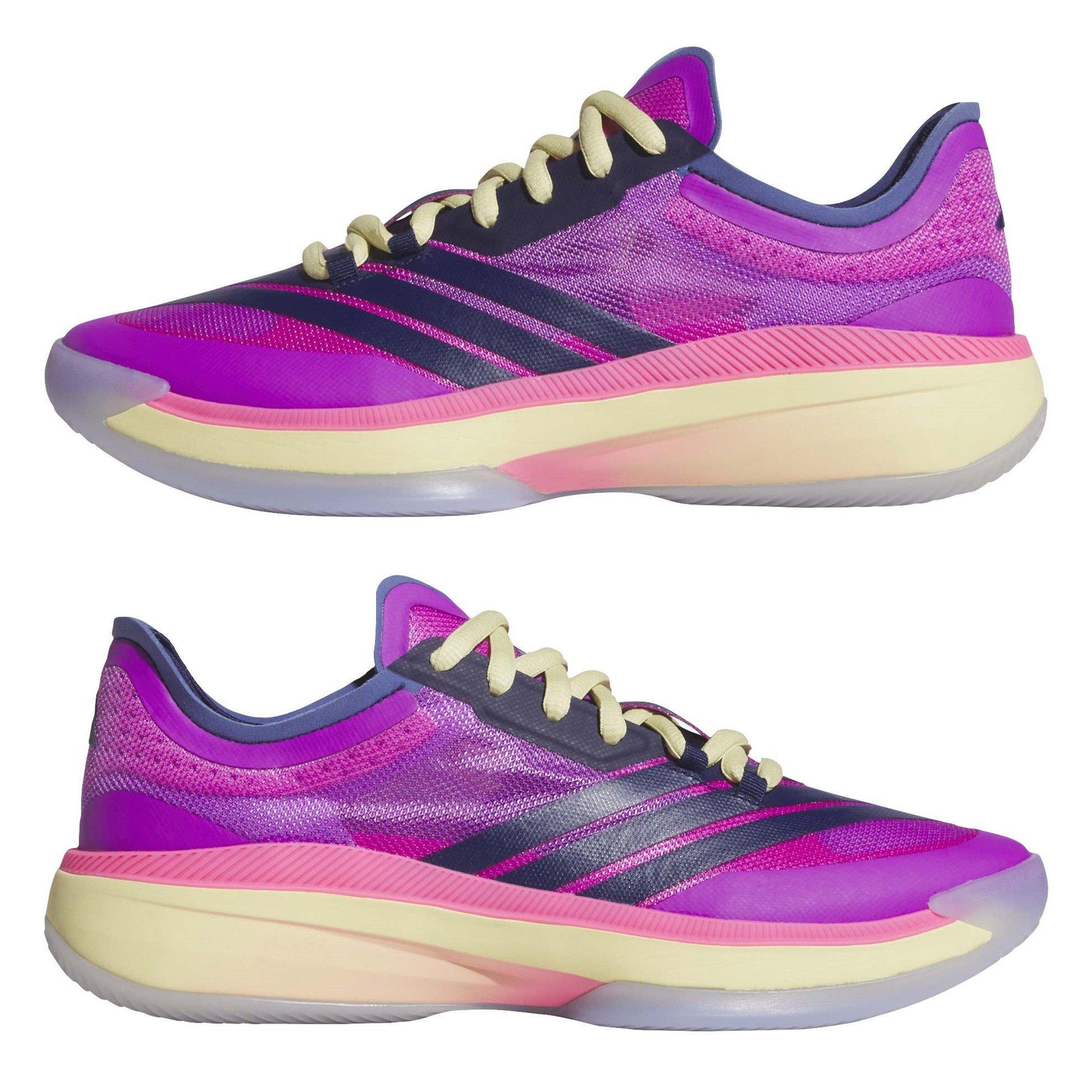 Purple/Blue/Pnk - adidas - Adults Basketball Trainers - 9