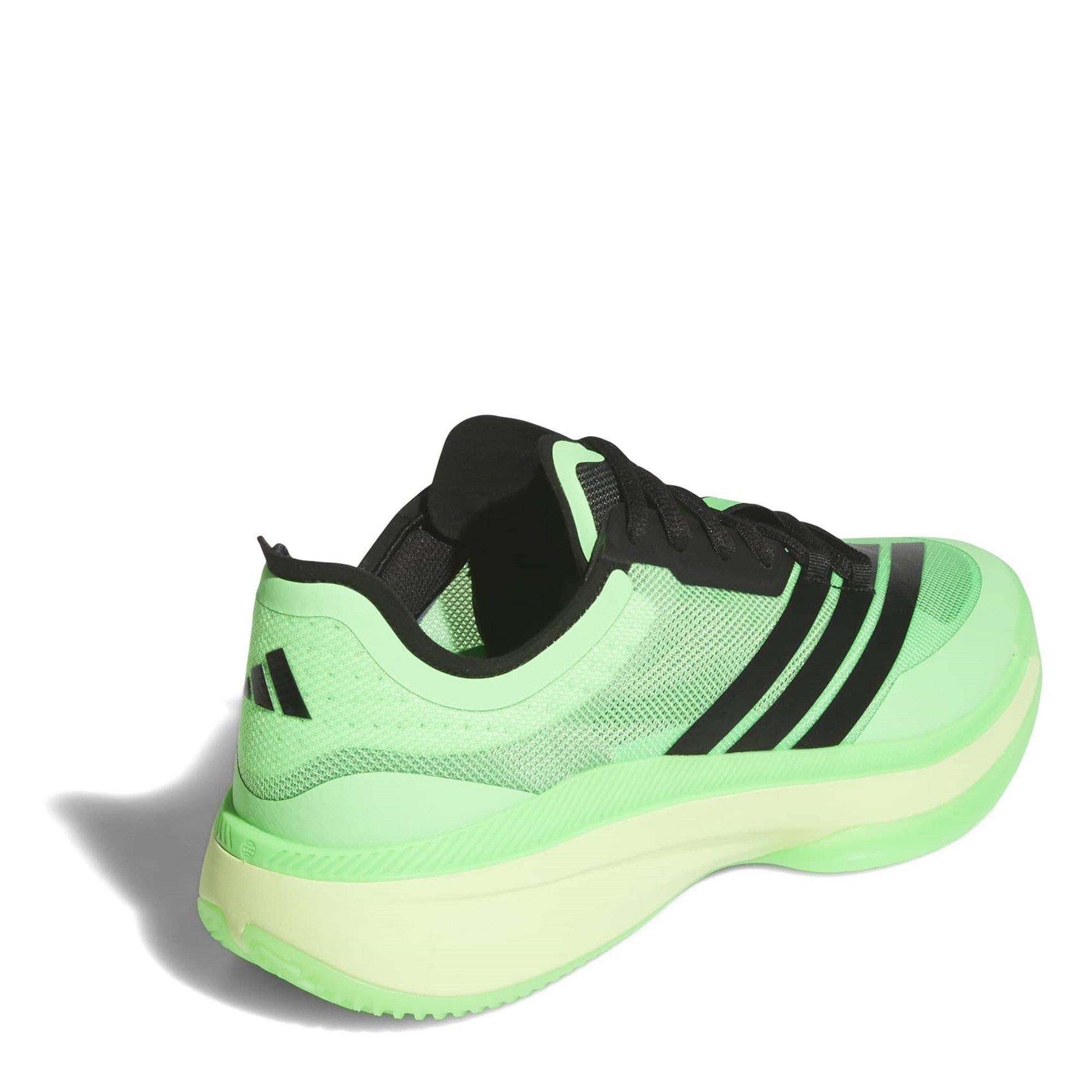 Green/Blk/Lime - adidas - Unisex Adults Basketball Trainers - 4