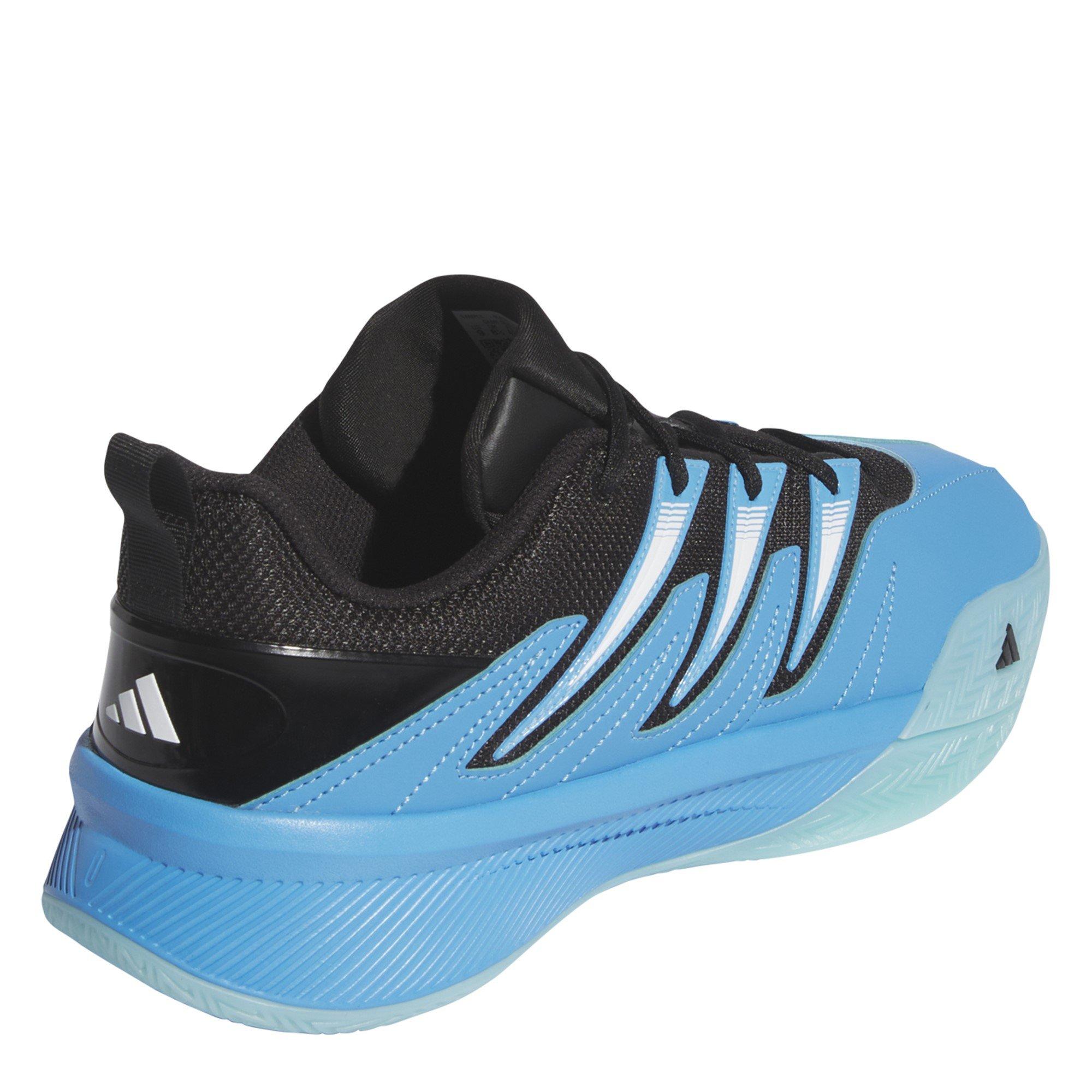 Pulse Blue - adidas - Dame Certified 3 Basketball Trainers Mens - 4