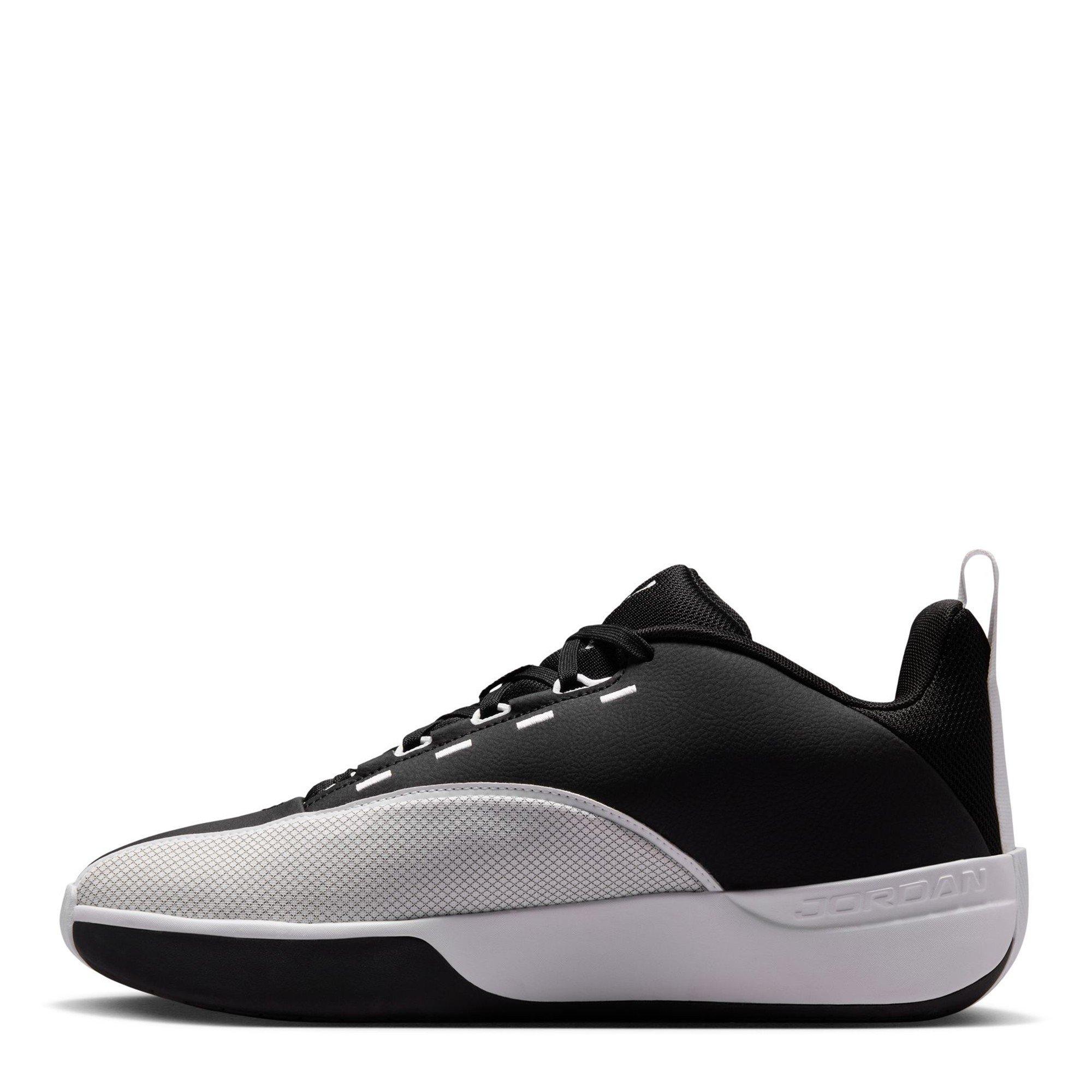 Black/White - Air Jordan - Men's Access 85 Leather Trainers - 2